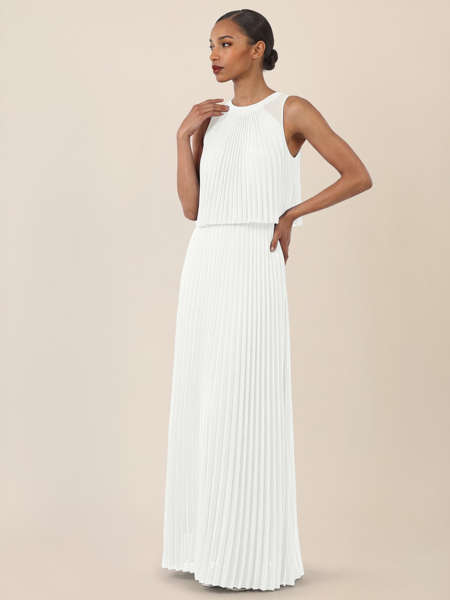 Apart Chiffonkleid mit Doppellagen-Effekt günstig online kaufen