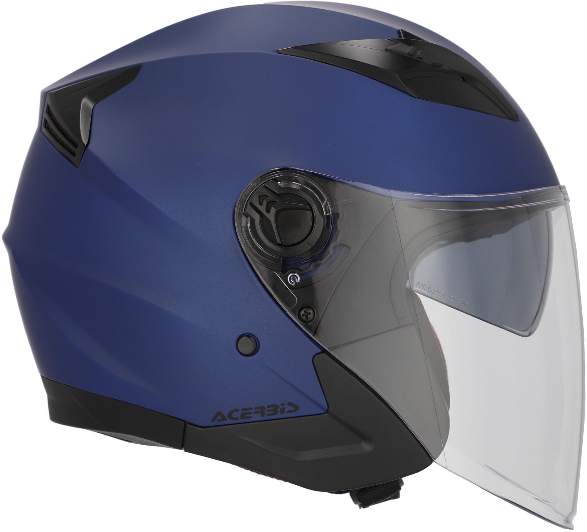 Acerbis Motorradhelm Firstway 2.0 Mono Jethelm, herausnehmbares Innenfutter,integriertes Sonnenvisier