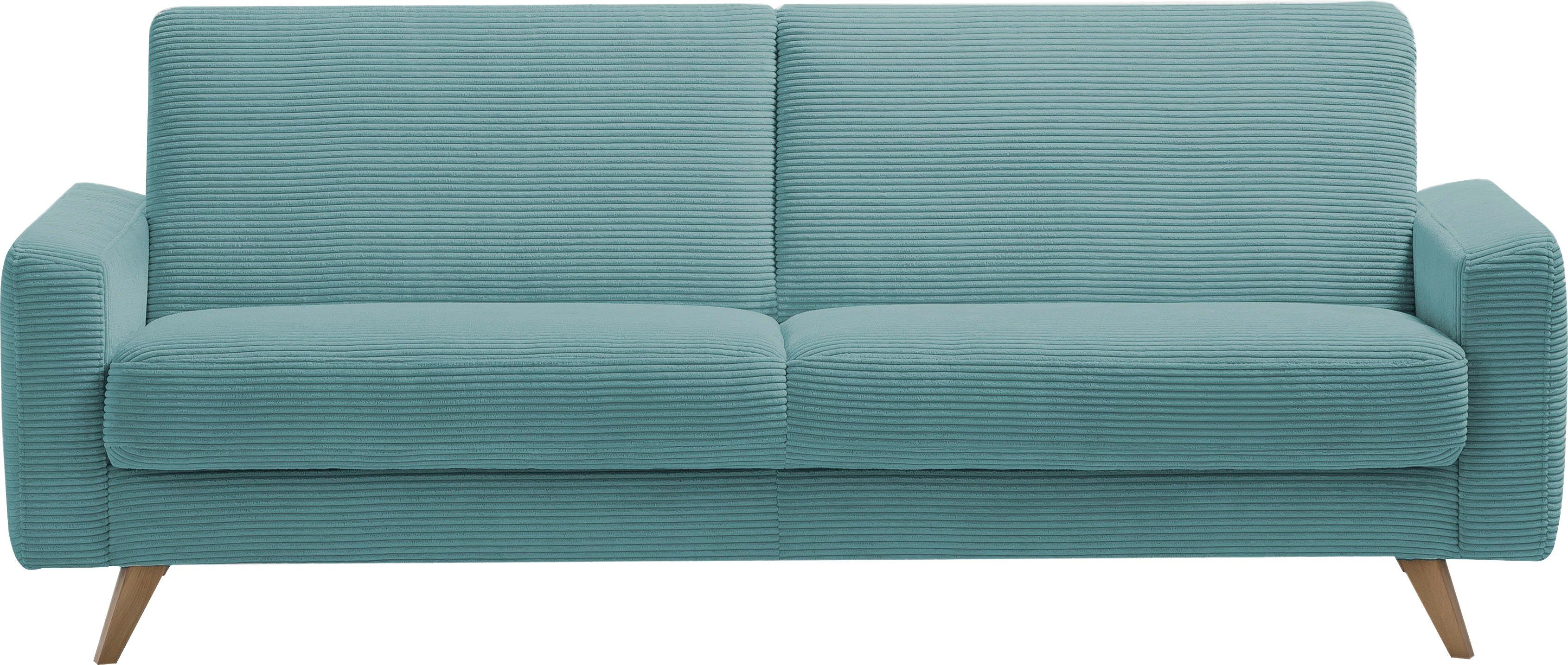 sofa Samso, Bettfunktion 3-Sitzer Bettkasten - exxpo Inklusive und fashion sky