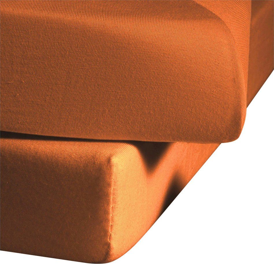 fleuresse Betttuch Colours, Mako-Satin, Gummizug: ohne, günstig online kaufen