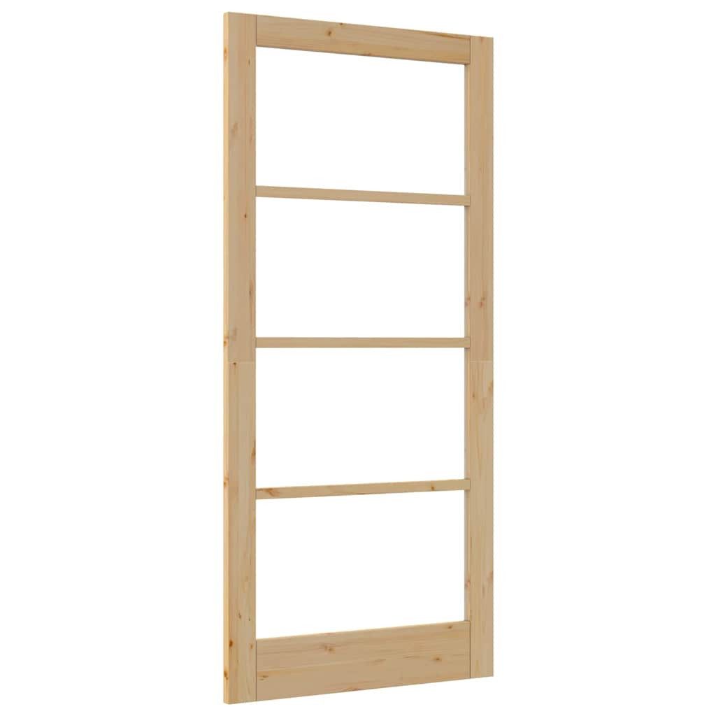 vidaXL Haustür Interior Tür ORKDAL Braun 93 x 202 cm (1-St)
