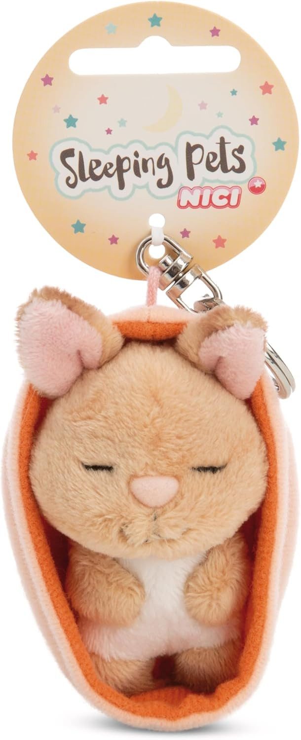 Nici Schlüsselanhänger NICI Sleeping Pets Schlüsselanhänger 8 cm – 1 von 12 zufällig