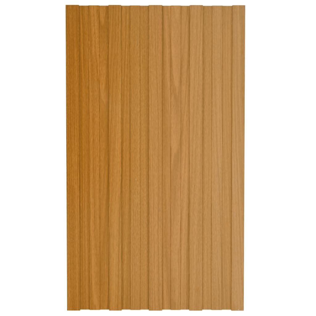 vidaXL Deckenplatten Dachpaneele 12 Stk. Verzinkter günstig online kaufen