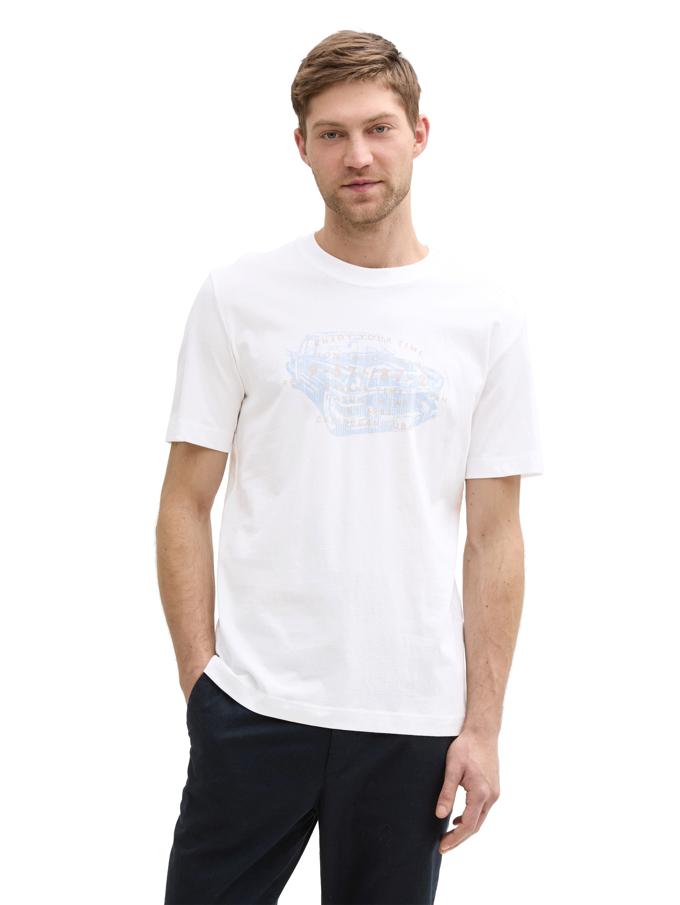 TOM TAILOR T-Shirt (Packung, 2-tlg) mit günstig online kaufen