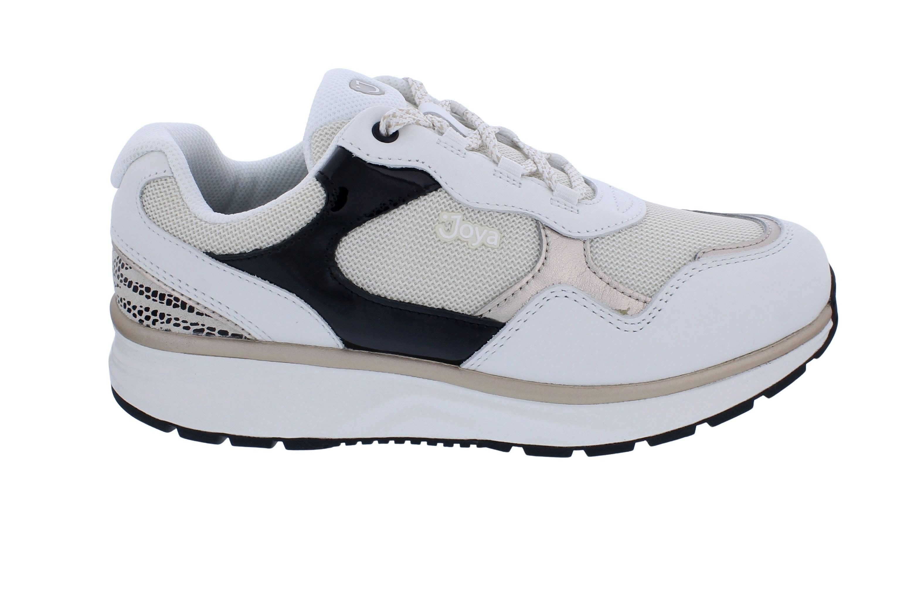 Joya Joya Sneaker Tina III White-Gold JY121A, Glattleder und Mesh, Active-S günstig online kaufen