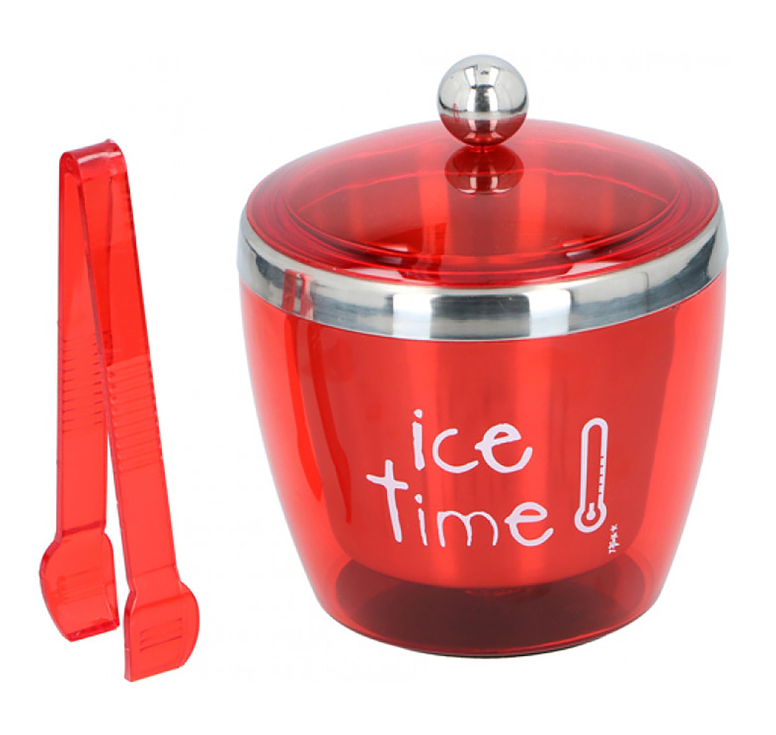 SONSTIGE Eiseimer EISEIMER 750ml mit Zange Edelstahl Eisbehälter Eiskübel  Eiswürfeleimer Eiswürfelbehälter 97 (Rot) online kaufen | OTTO