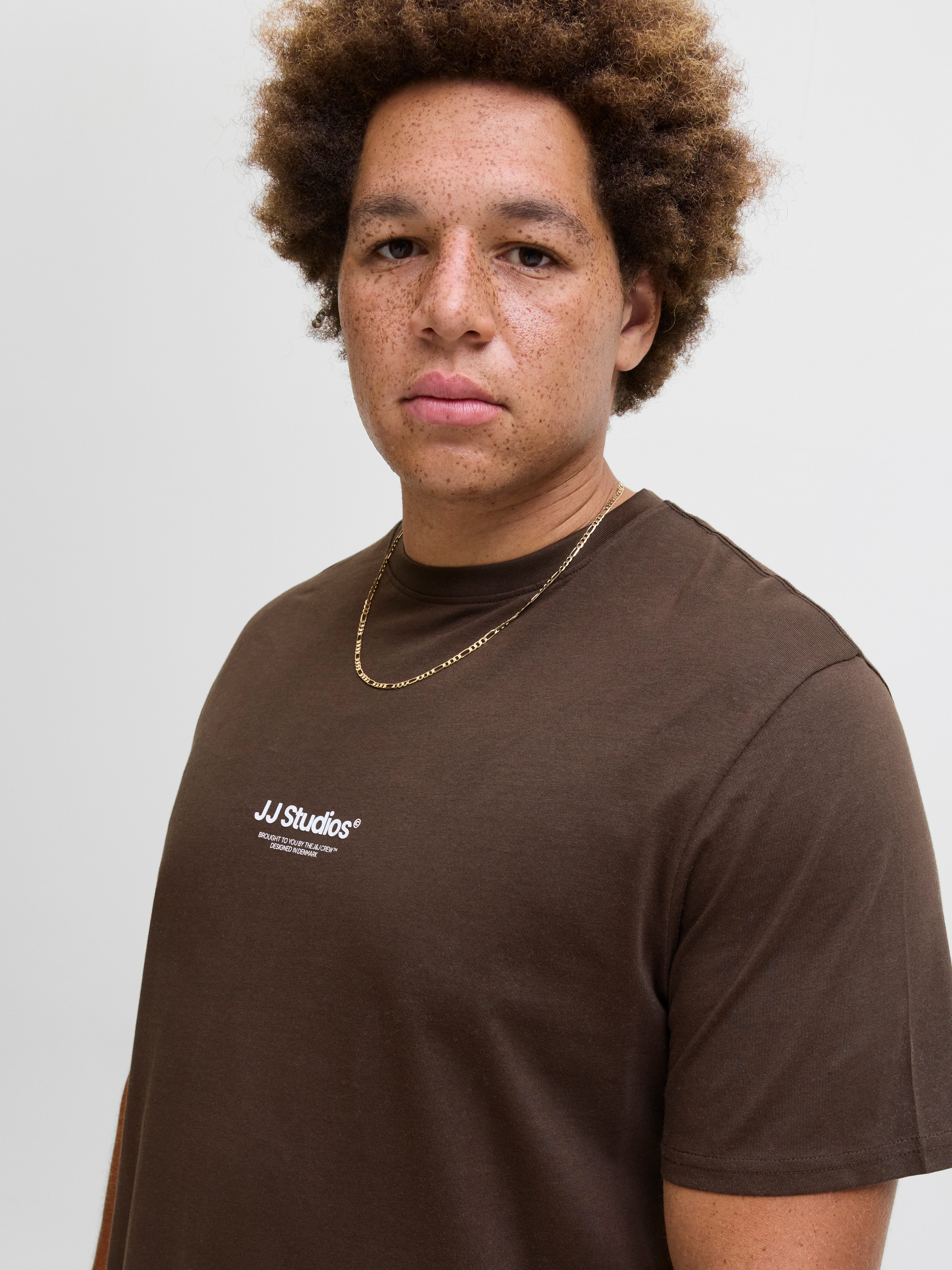 Jack & Jones PlusSize T-Shirt JJESOHO TEE SS CREW NECK NOOS PLS mit Logobra günstig online kaufen