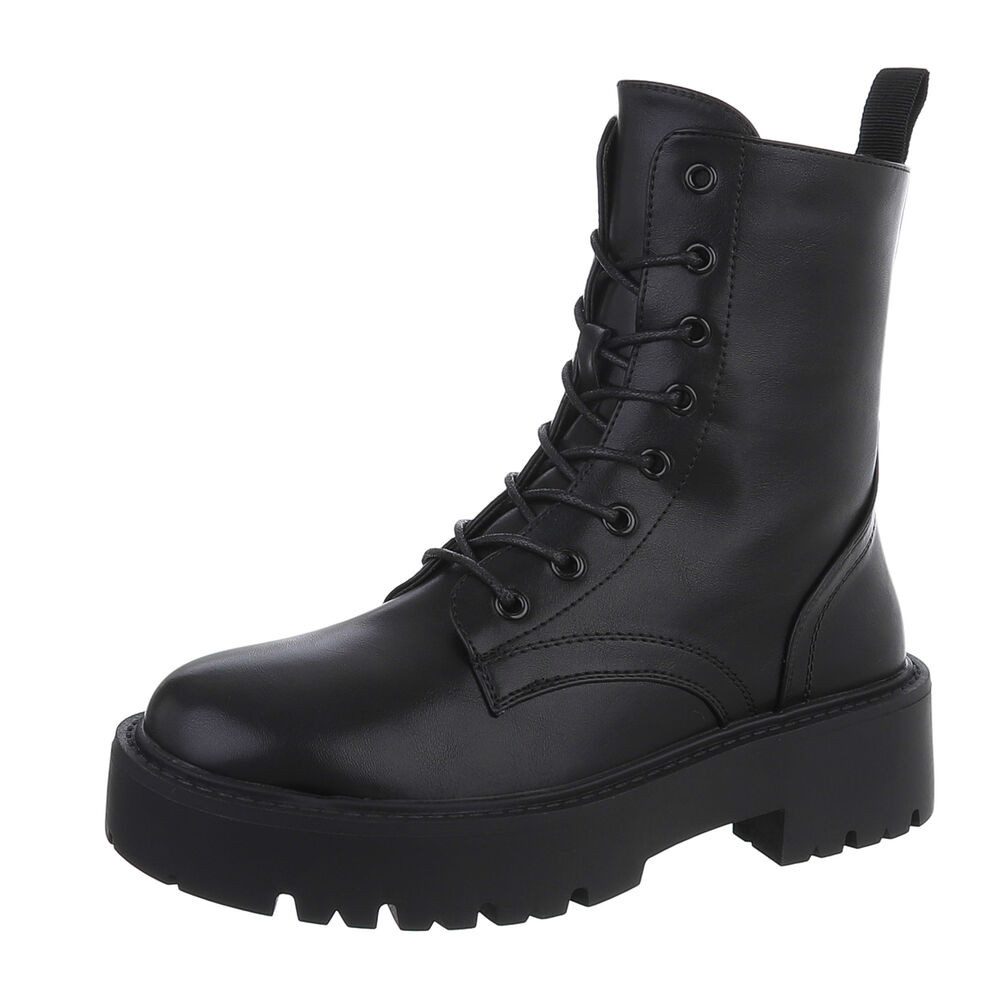 Ital-Design Damen Schnürschuhe Freizeit Schnürstiefelette (87124796) Blocka günstig online kaufen