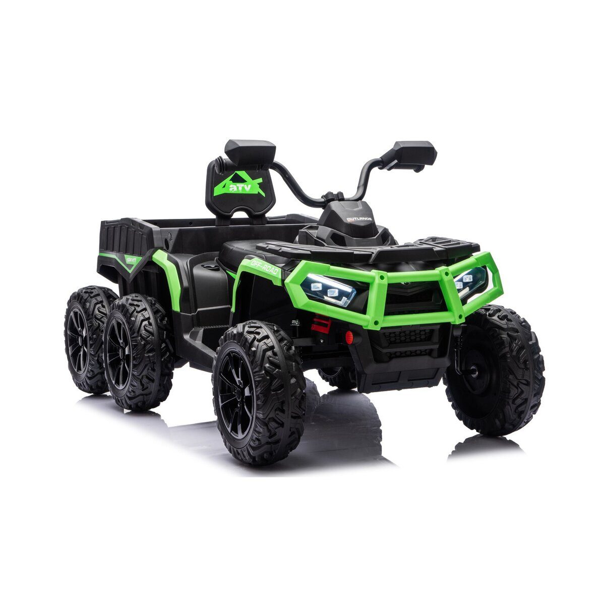 Wisam Elektro-Kinderquad Elektro Auto Batterieauto Quad-ATV mit 6 Rädern und Anhänger JC606