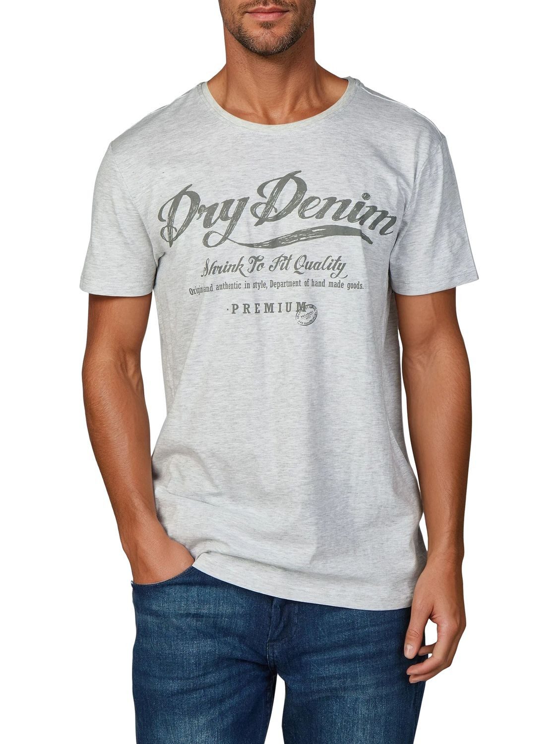 riverso T-Shirt Herren Printshirt RIVLeon Regular Fit (4-tlg) Kurzarm Tee Shirt mit Rundhalsausschnitt aus 100% Baumwolle