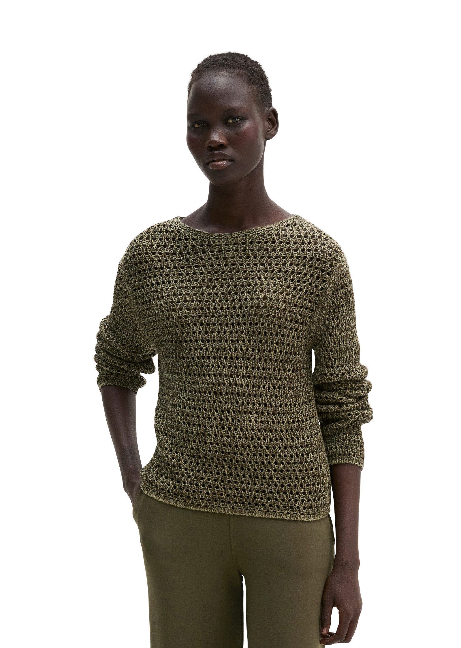 Marc O'Polo Strickpullover aus Bio-Baumwolle-Mix