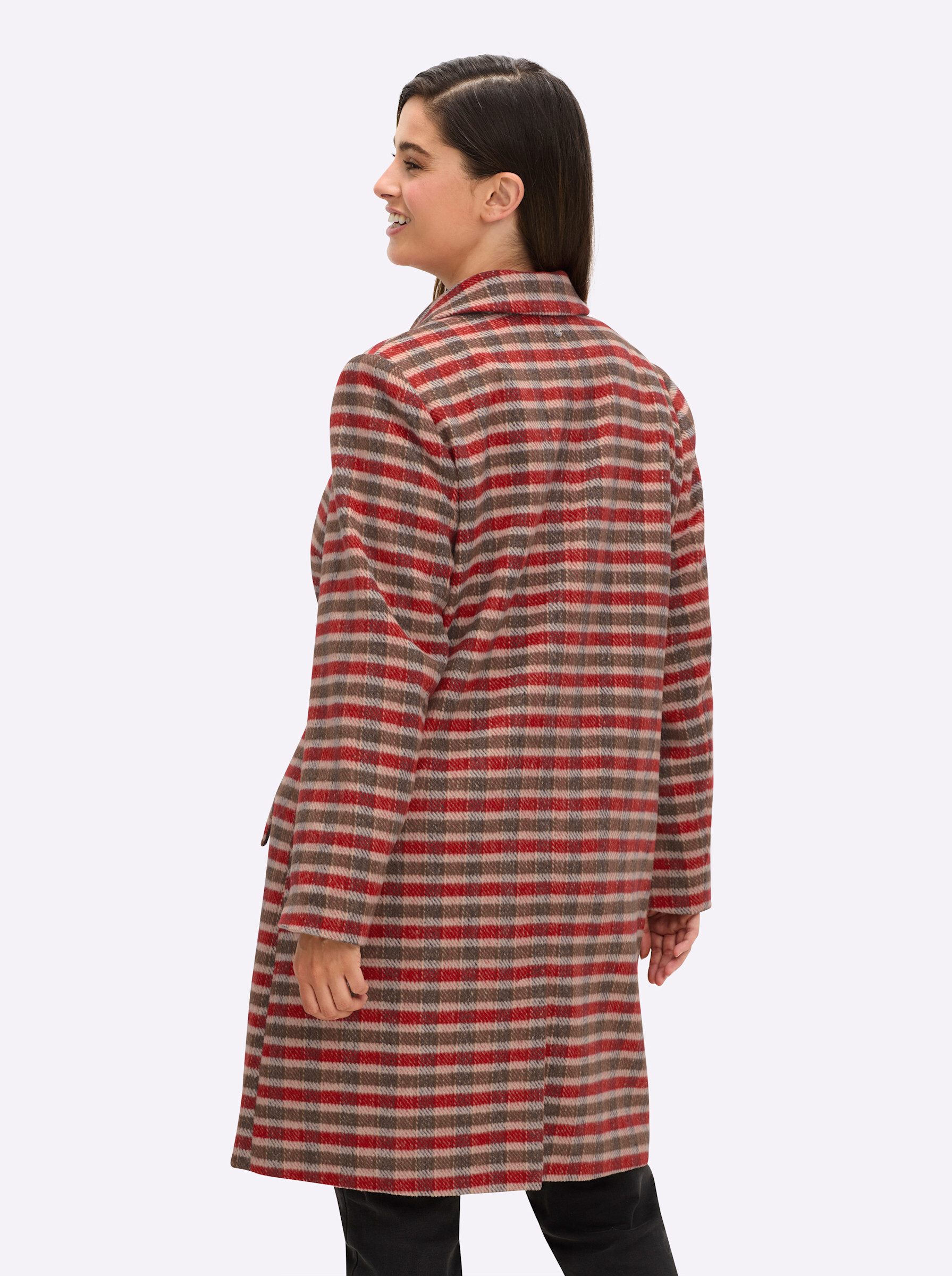 Sheego Langmantel Karo-Mantel