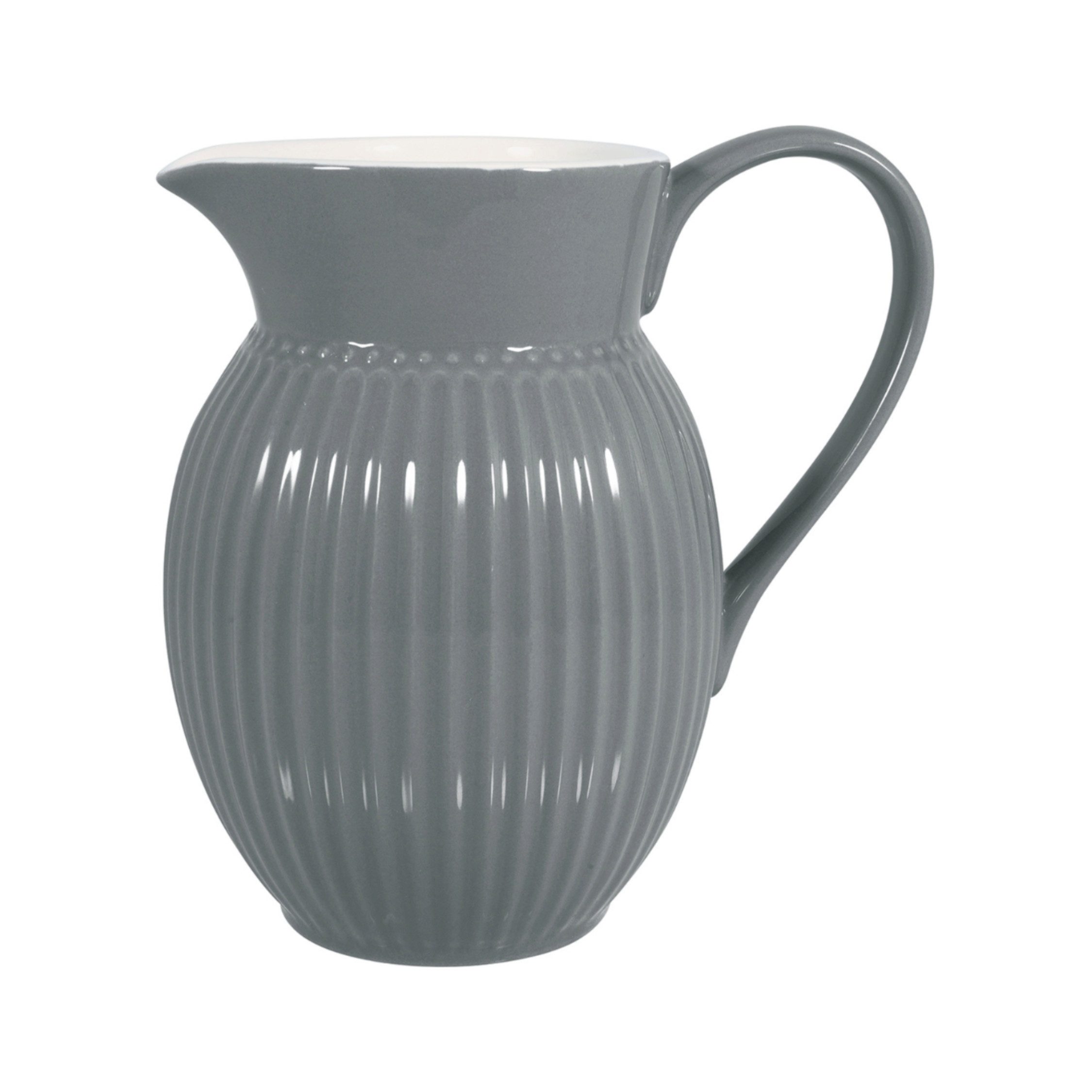 Greengate Wasserkrug GreenGate Krug Alice Steingrau 0,5 L