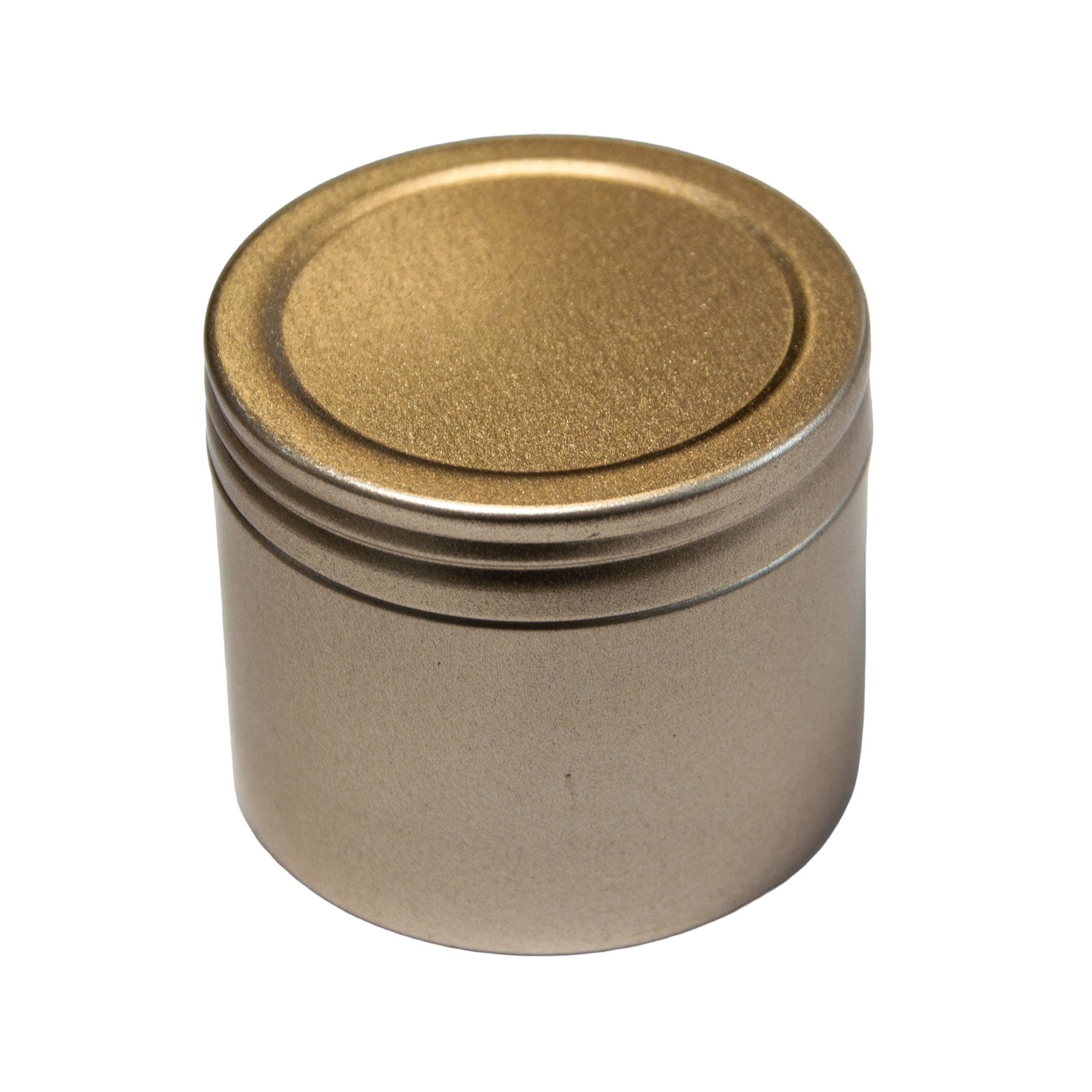maDDma Dose 1 Dose aus Aluminium rund mit Deckel Metalldosen Behälter (Einzeln, 1 St), Rund