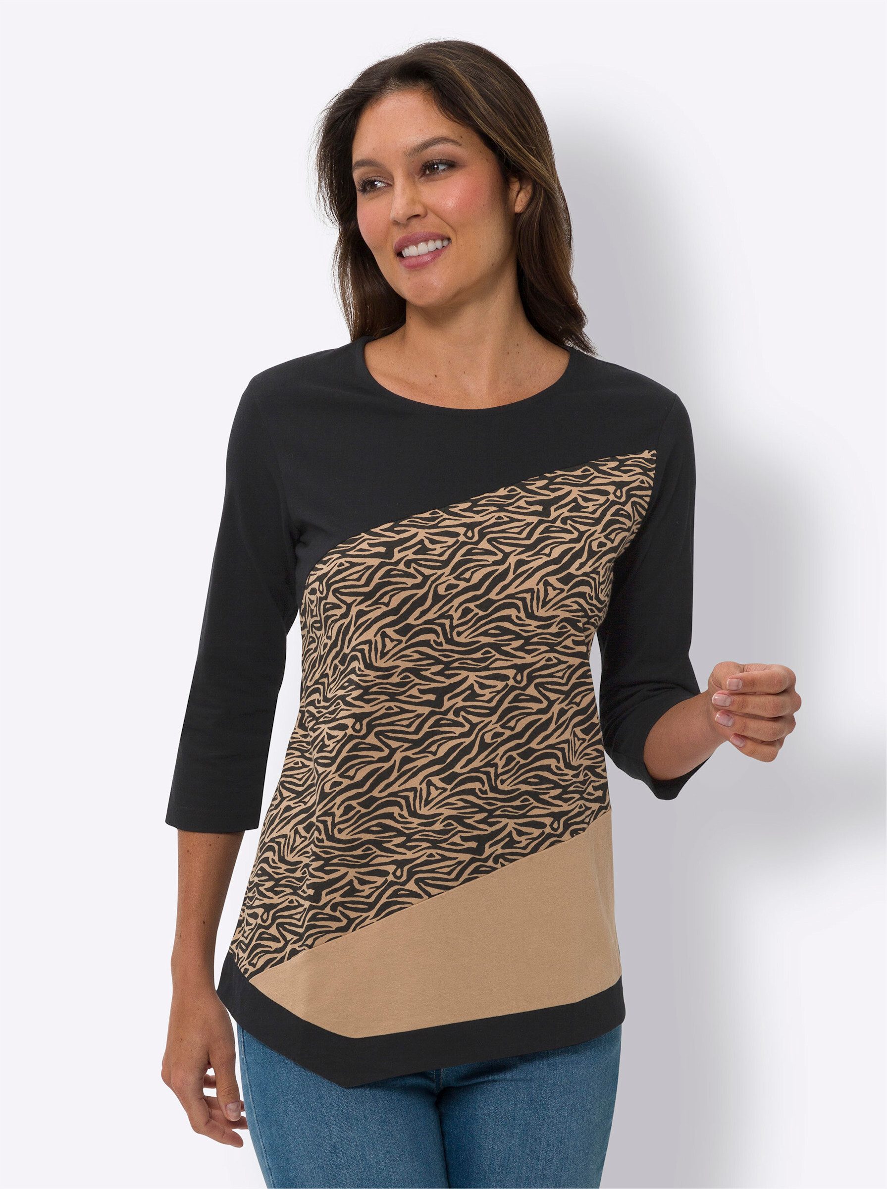 Sieh an! T-Shirt 3/4-Arm-Shirt günstig online kaufen