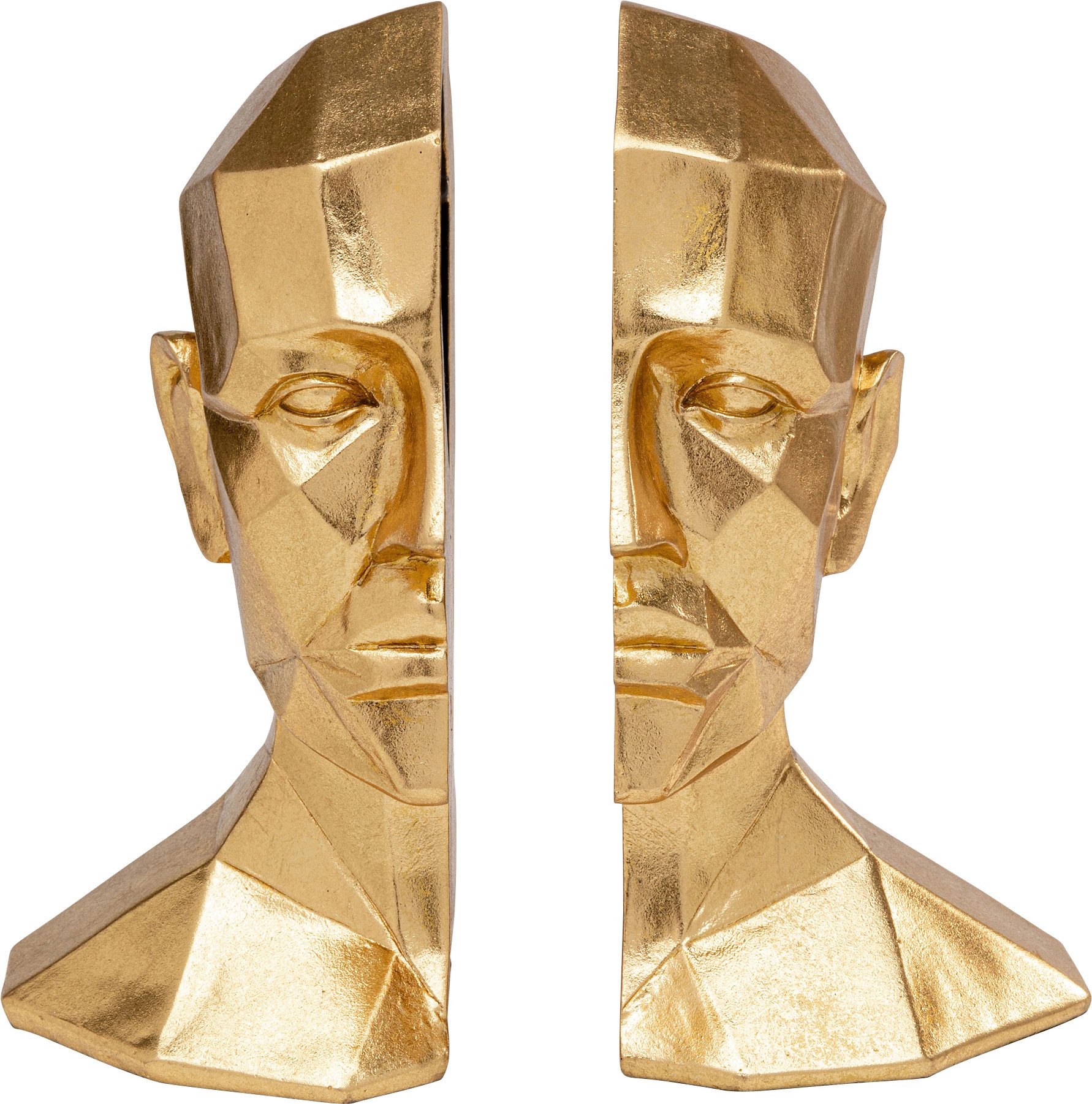 Kare Design Buchstütze Face (Set, 2 St), aus Polyresin