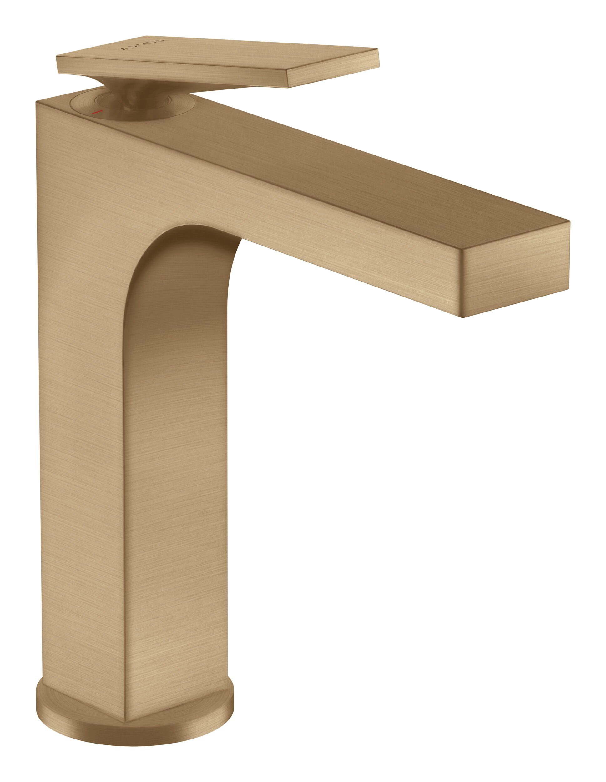 hansgrohe Waschtischarmatur Axor Citterio 160 Einhebel-Waschtischmischer mit Hebelgriff - Brushed Bronze