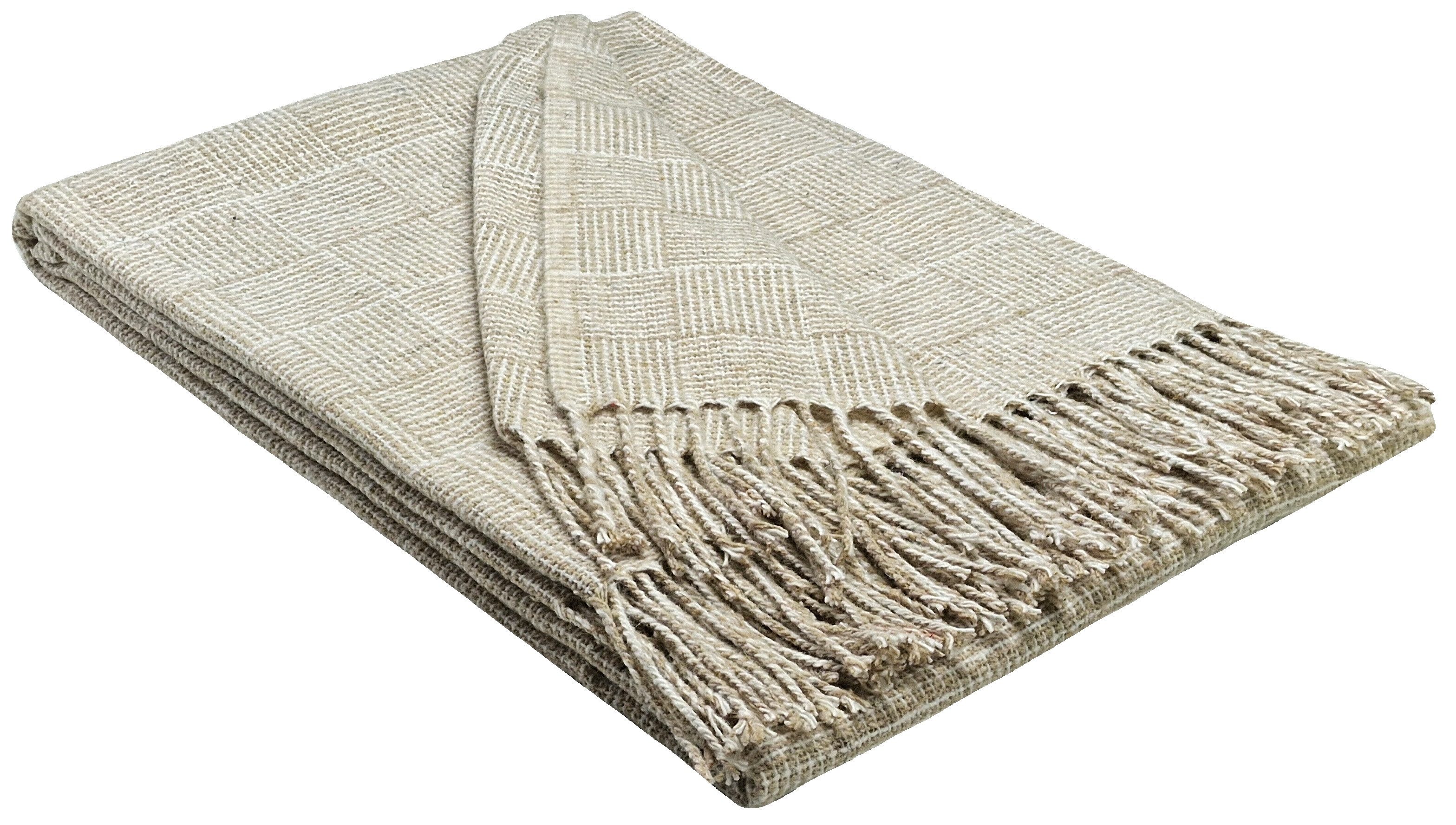 Wohndecke Decke Wohndecke Plaid Kuscheldecke Tagesdecke PALMERA, STTS günstig online kaufen