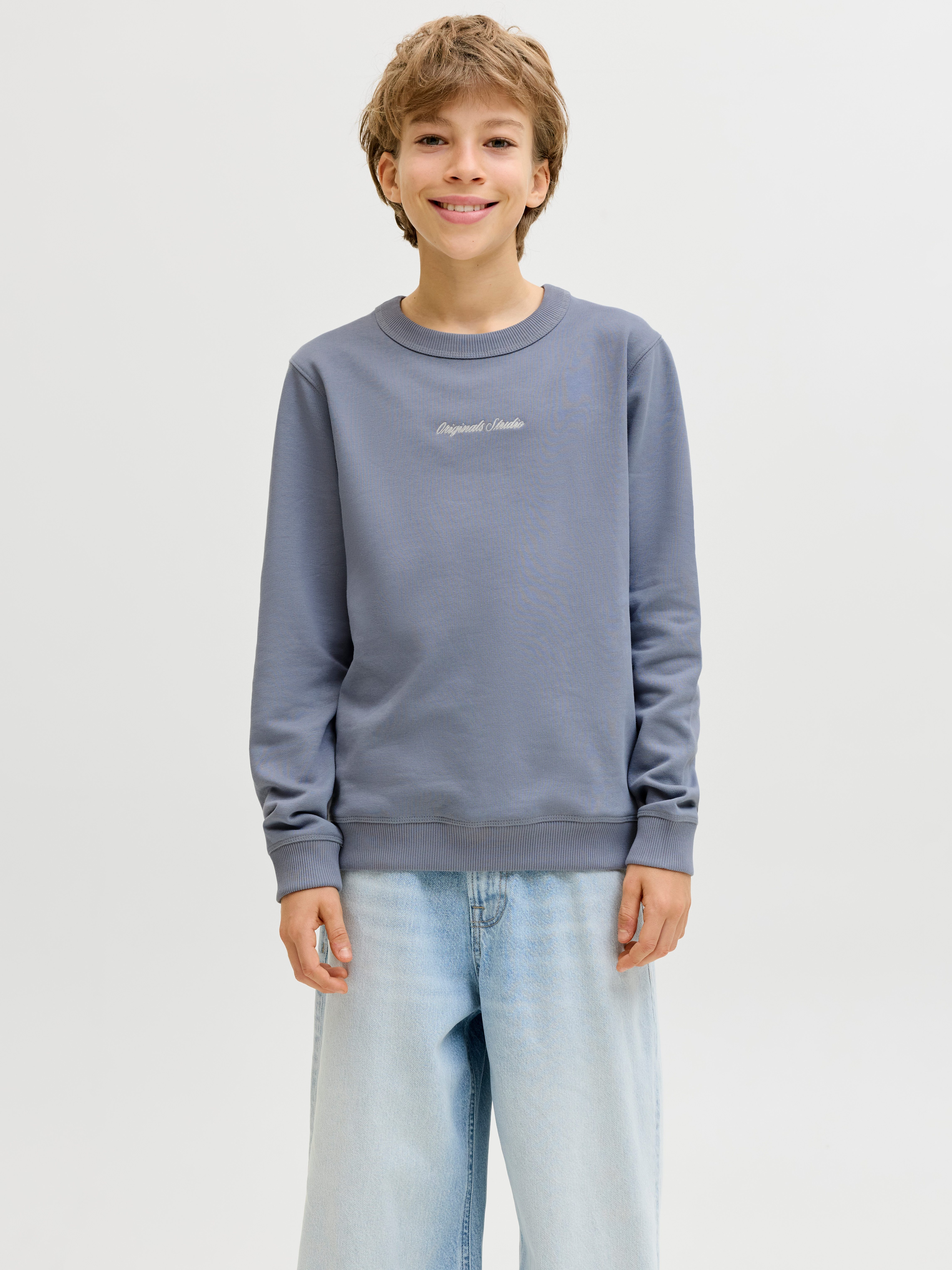 Sweatshirt JORNORREBRO EMB SWEAT CREW NOOS JNR