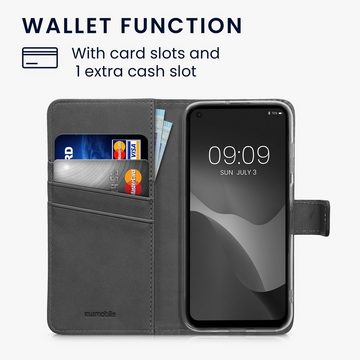 kwmobile Handyhülle Wallet Case für Blackview A90, Hülle mit Ständer Kartenfächer - Handyhülle