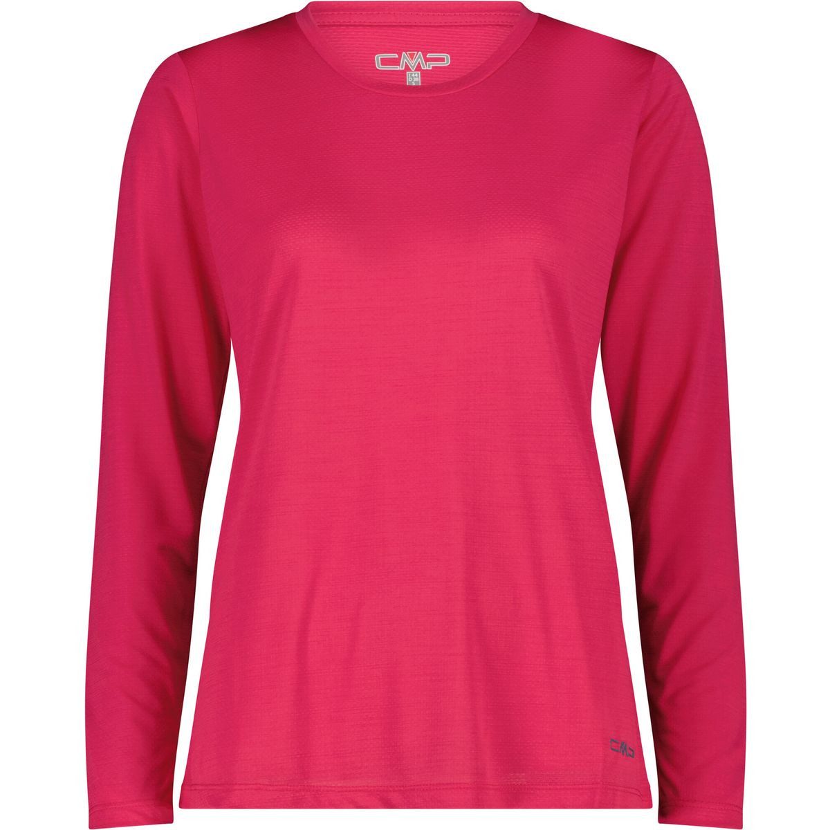 CMP Kurzarmshirt Woman T-shirt Langärmliges Shirt mit breitem Kragen, schnelltrocknend und