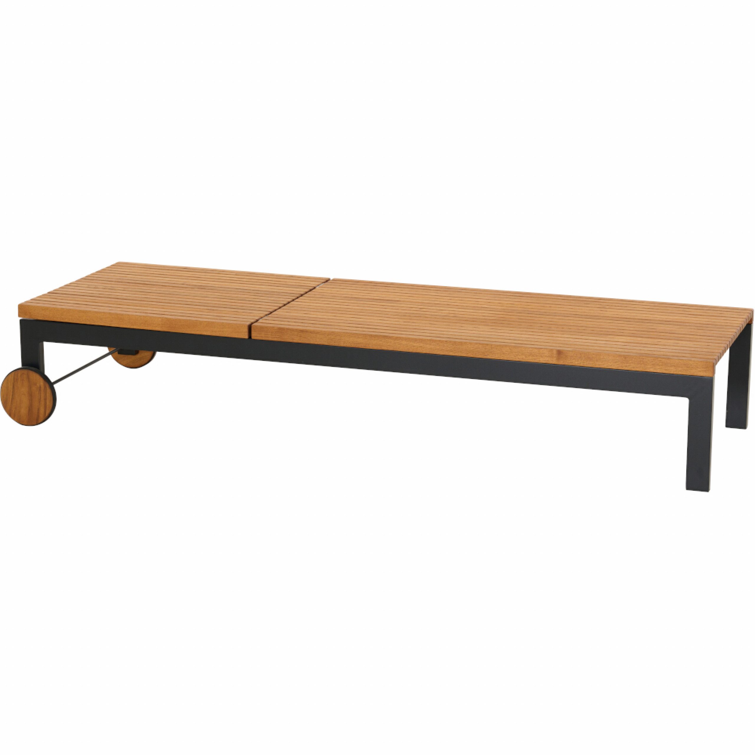 Siena Garden Gartenlounge-Sessel Siena Garden Rollliege BOZEN, 4-fach verstellbar S54457
