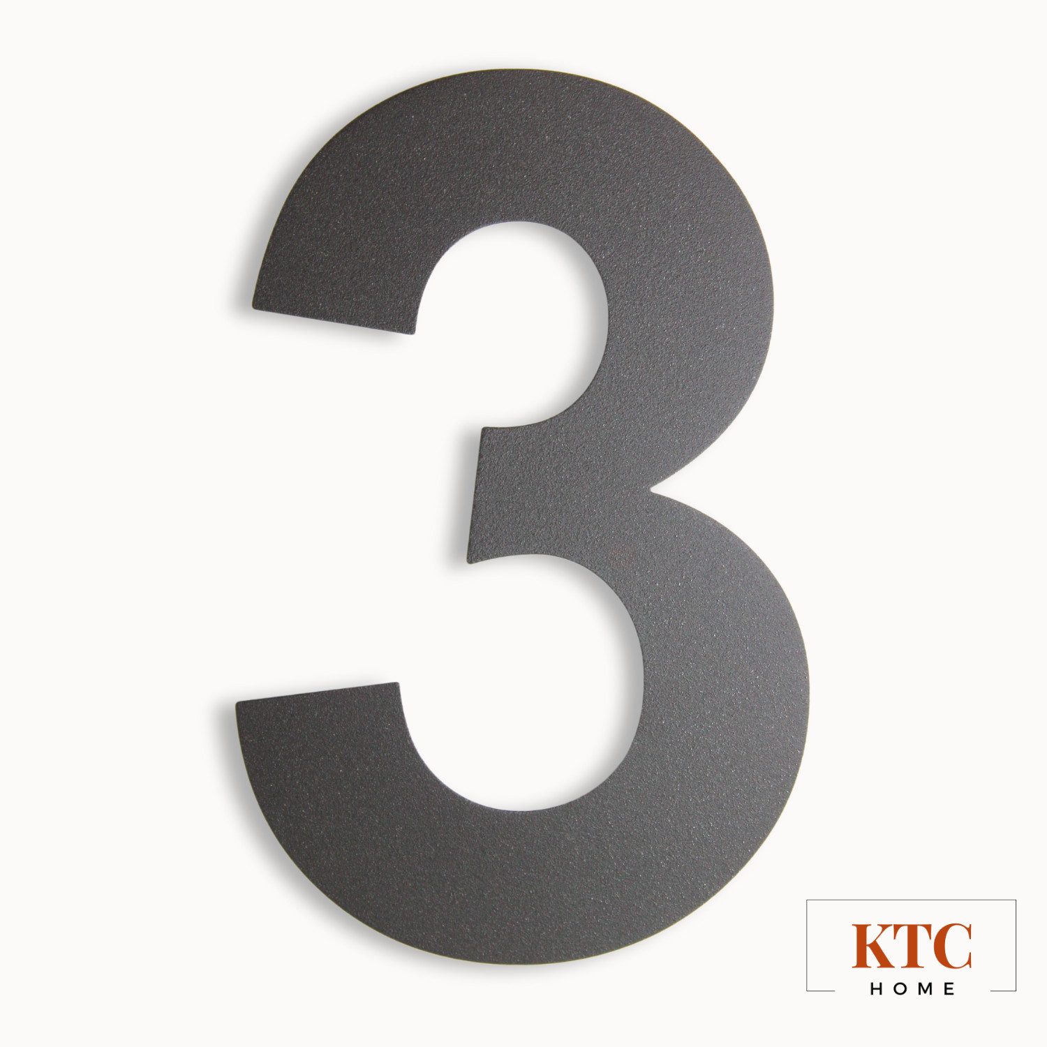 KTC Home Hausnummer KTC Premium Hausnummer schwarz 20cm