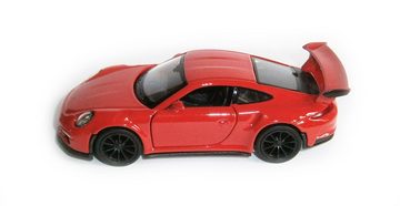 Welly Modellauto PORSCHE 911 GT3 RS 2016 Modellauto Modell Auto Metall 00 (Rot), Spielzeugauto Kinder Geschenk