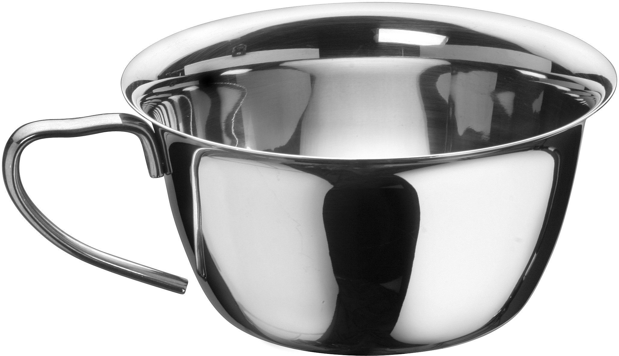 PINTINOX Suppenschüssel Professional, Edelstahl 18/10, mit Griff, spülmaschinengeeignet, 500 ml