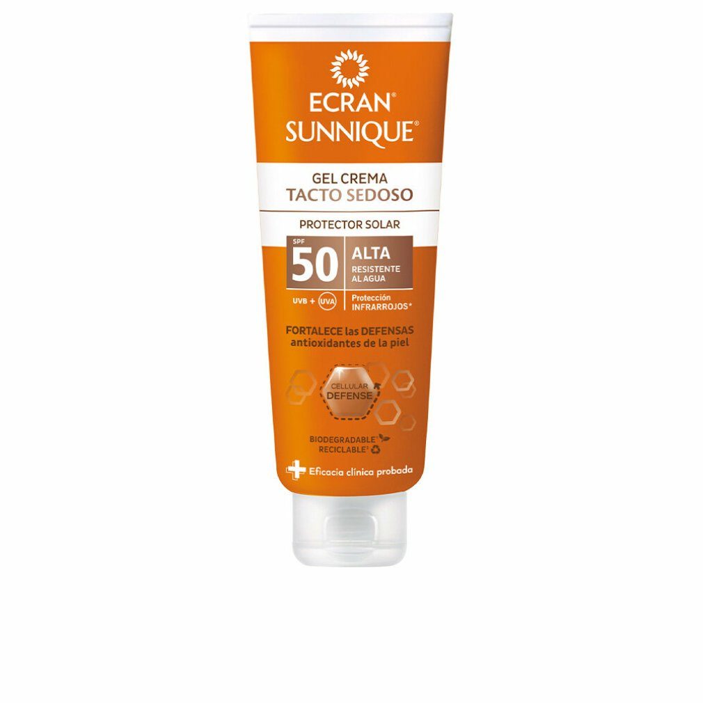 Ecran Sonnenschutzcreme Sunnique Silky Touch Cream Gel Spf50 250ml