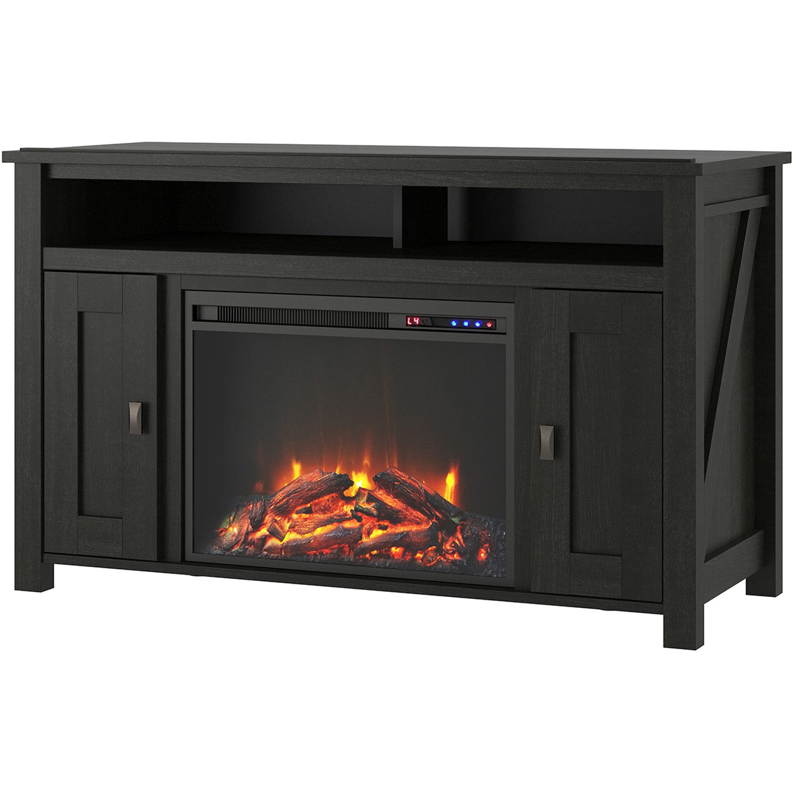 loft24 Kaminumbauschrank Farmington Sideboard mit Elektrokamin günstig online kaufen