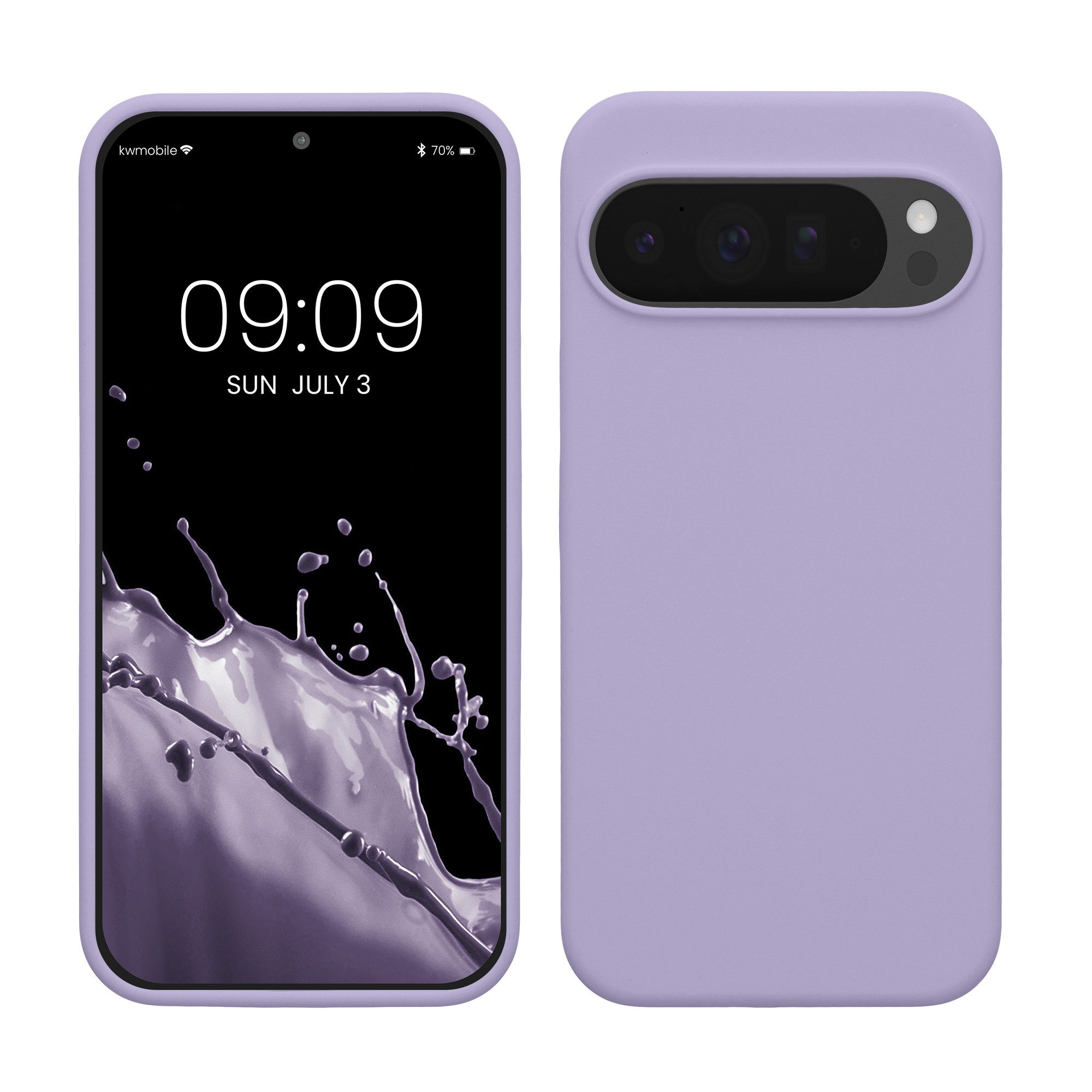 kwmobile Smartphone-Hülle Handyhülle für Google Pixel 10 Pro XL Hülle, Weiches Handy Silikon Case - Schutzhülle Cover
