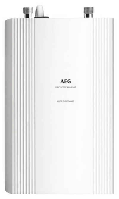 AEG Kompakt-Durchlauferhitzer DDLE Kompakt 11/13 kW, umschaltbar für die Küche, elektronisch, min. 20 °C, max. 60 °C, kompakt, ideal für unter die Küchenspüle