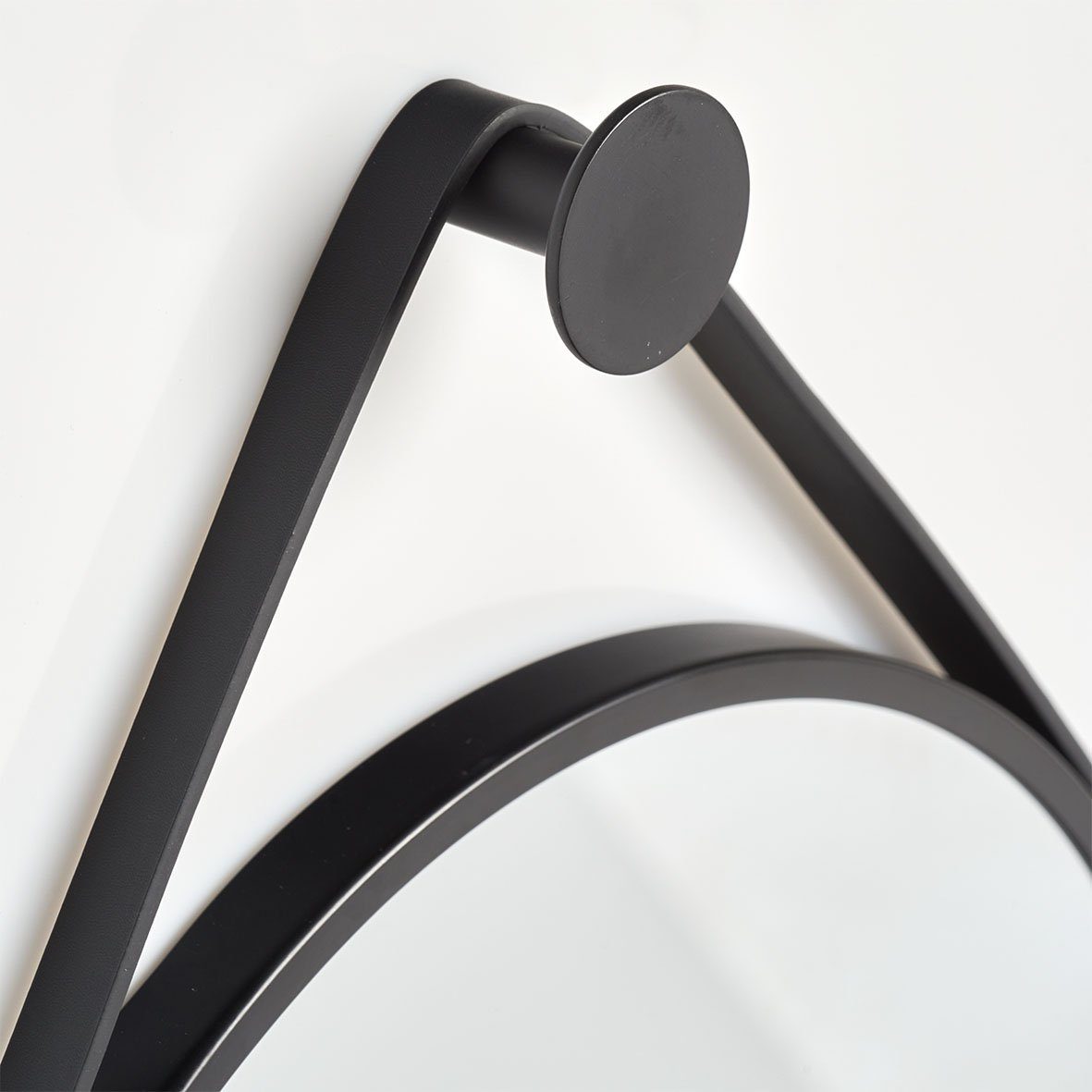 Zeller Present Dekospiegel Wandspiegel, Metall/Kunststoff, schwarz günstig online kaufen