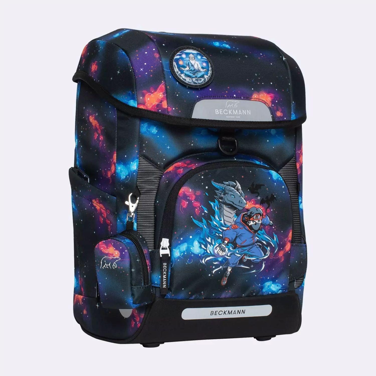 Beckmann Schulranzen Beckmann Plus Air Ninja Elements 6-tlg. Schulranzen