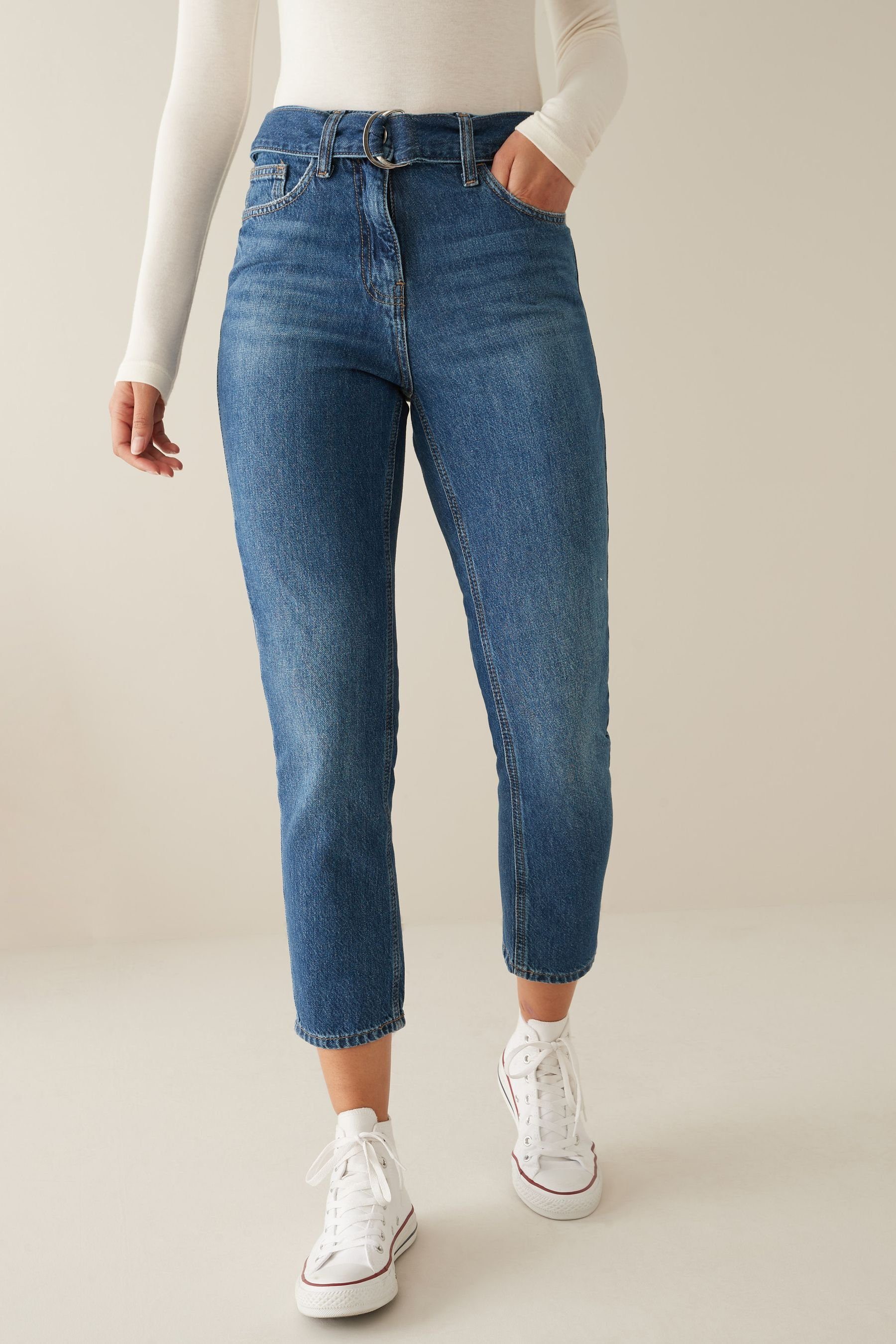 Next Mom-Jeans Mom Jeans, Petite-Größe (1-tlg)