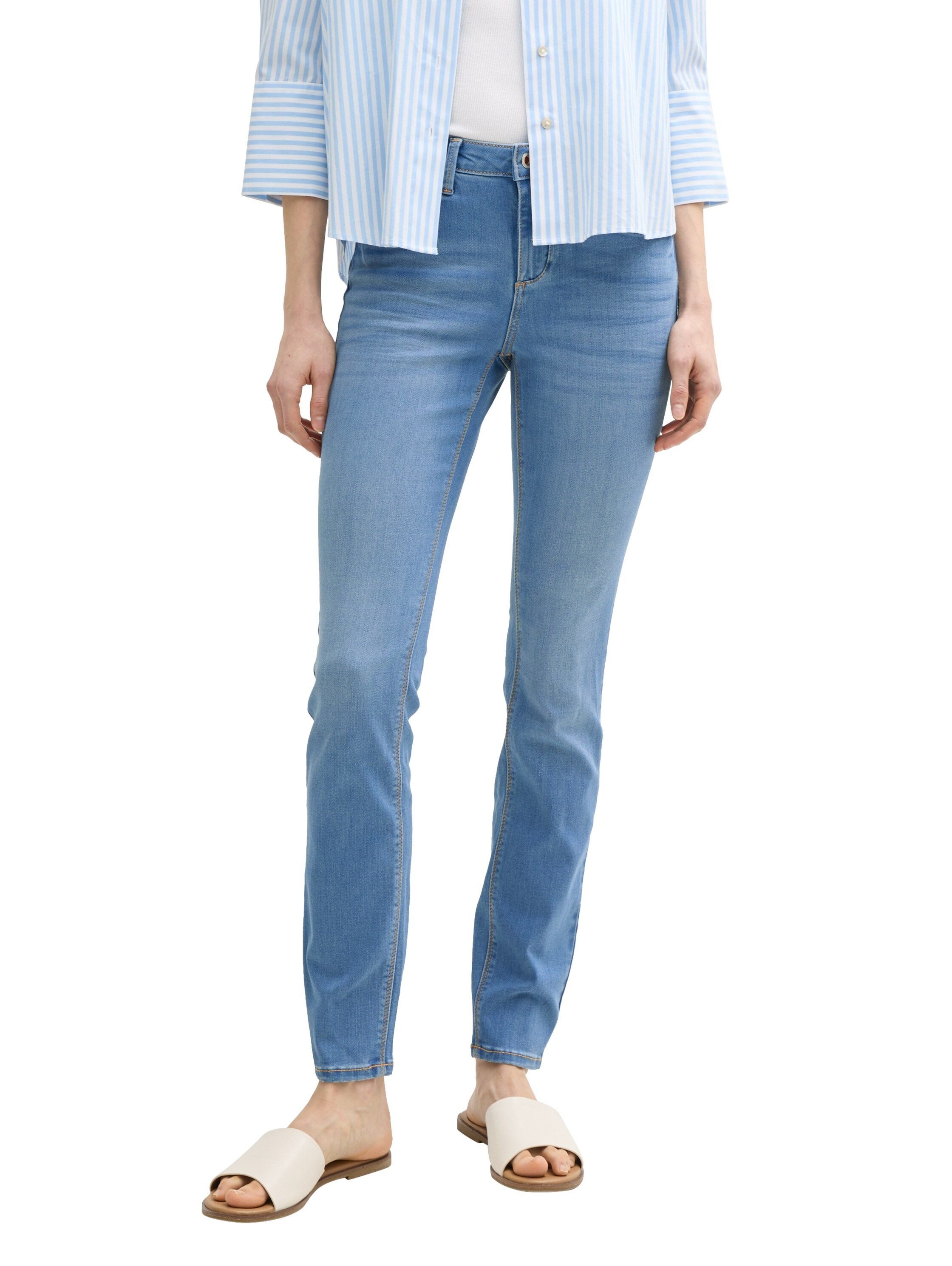 clean light stone blue denim