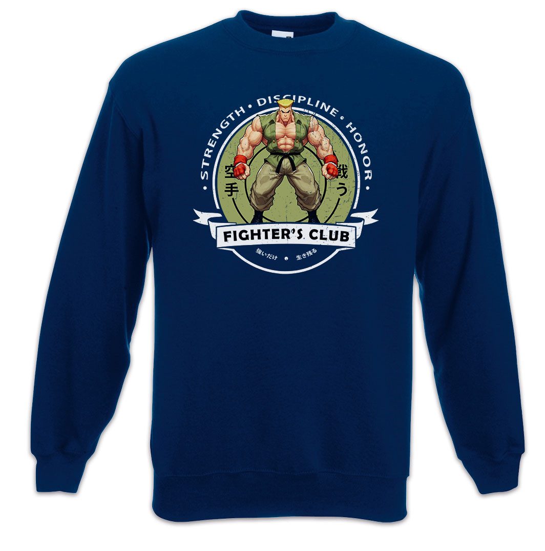 Sweatshirt Fighter's Club Guile II Sweatshirt Fighter SF Karate Hadouken Ryu