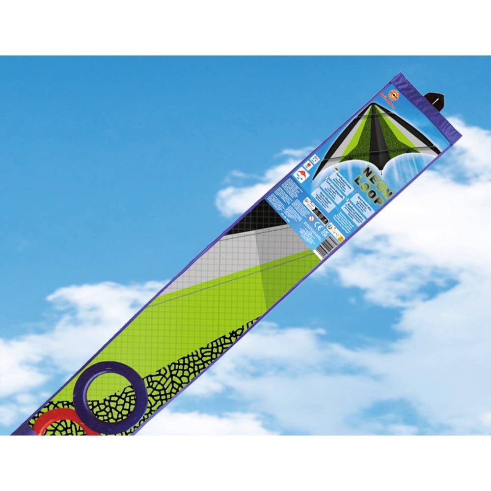 Günther Flug-Drache Zweileiner Sport-Lenkdrachen Neon Loop 160 Spannweite (Details) 1600