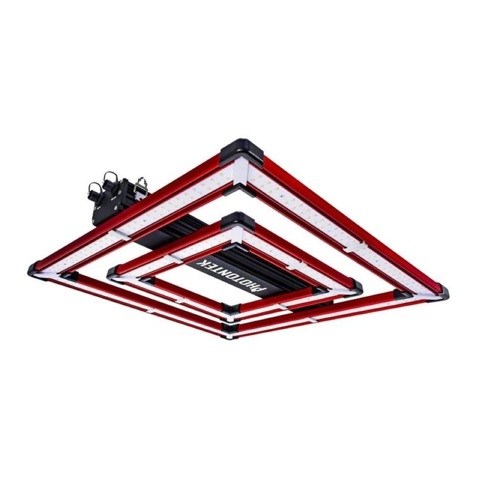 Photontek Pflanzenlampe LED Growlampe, SQ200W Pro, Vollspektrum (Weiß, Rot, Far Red), Kompatibel mit Lumatek Digital Panel Plus