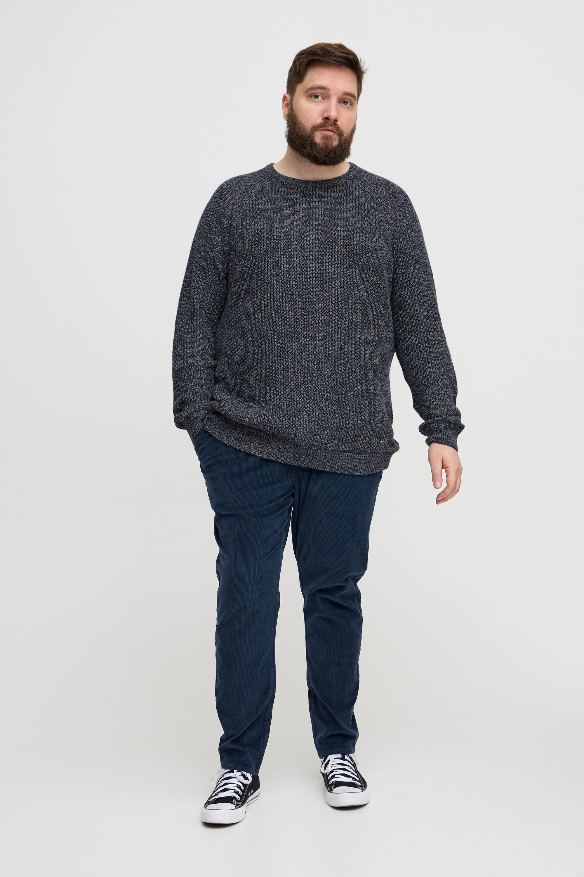 Blend Strickpullover BHBPullover Klassischer Grobstrickpullover