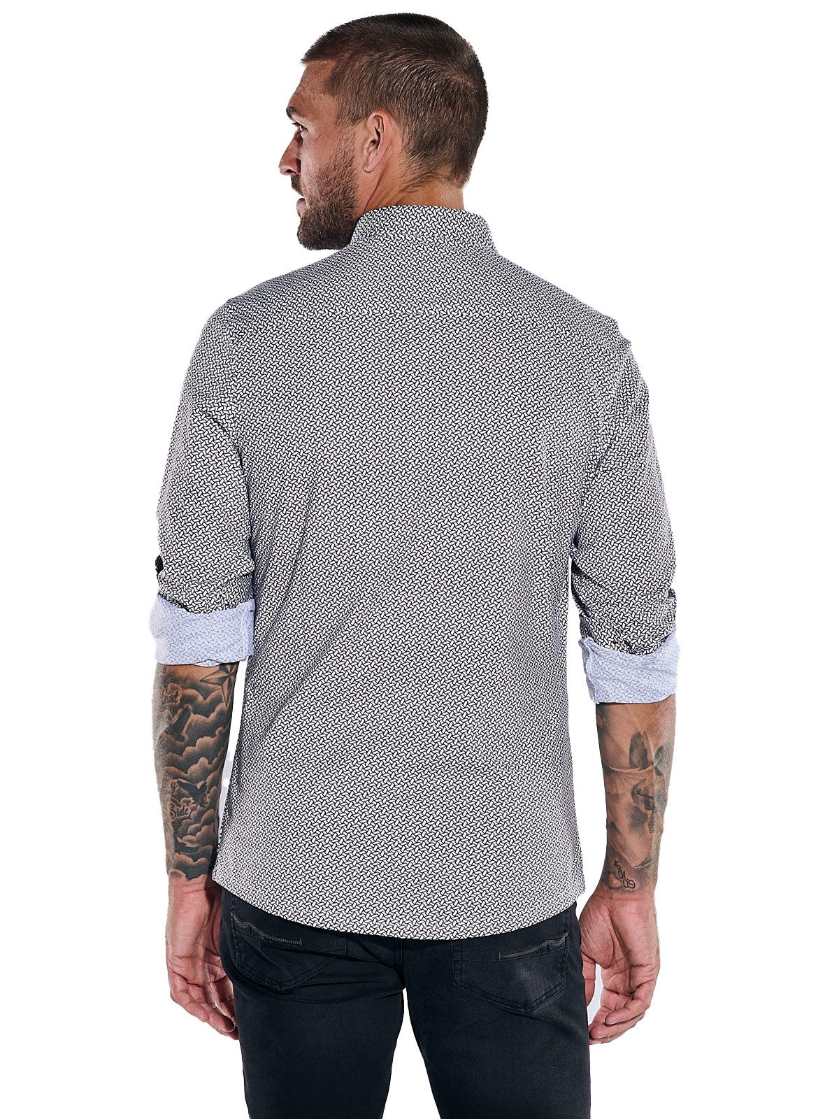 emilio adani Langarmhemd Jersey-Hemd slim fit günstig online kaufen