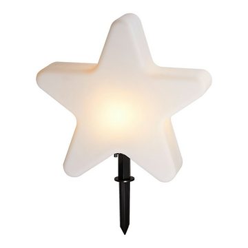 CEPEWA LED Dekolicht Sternlampe XL Outdoor Indoor mit Steckfuß 50cm Stern Leuchte