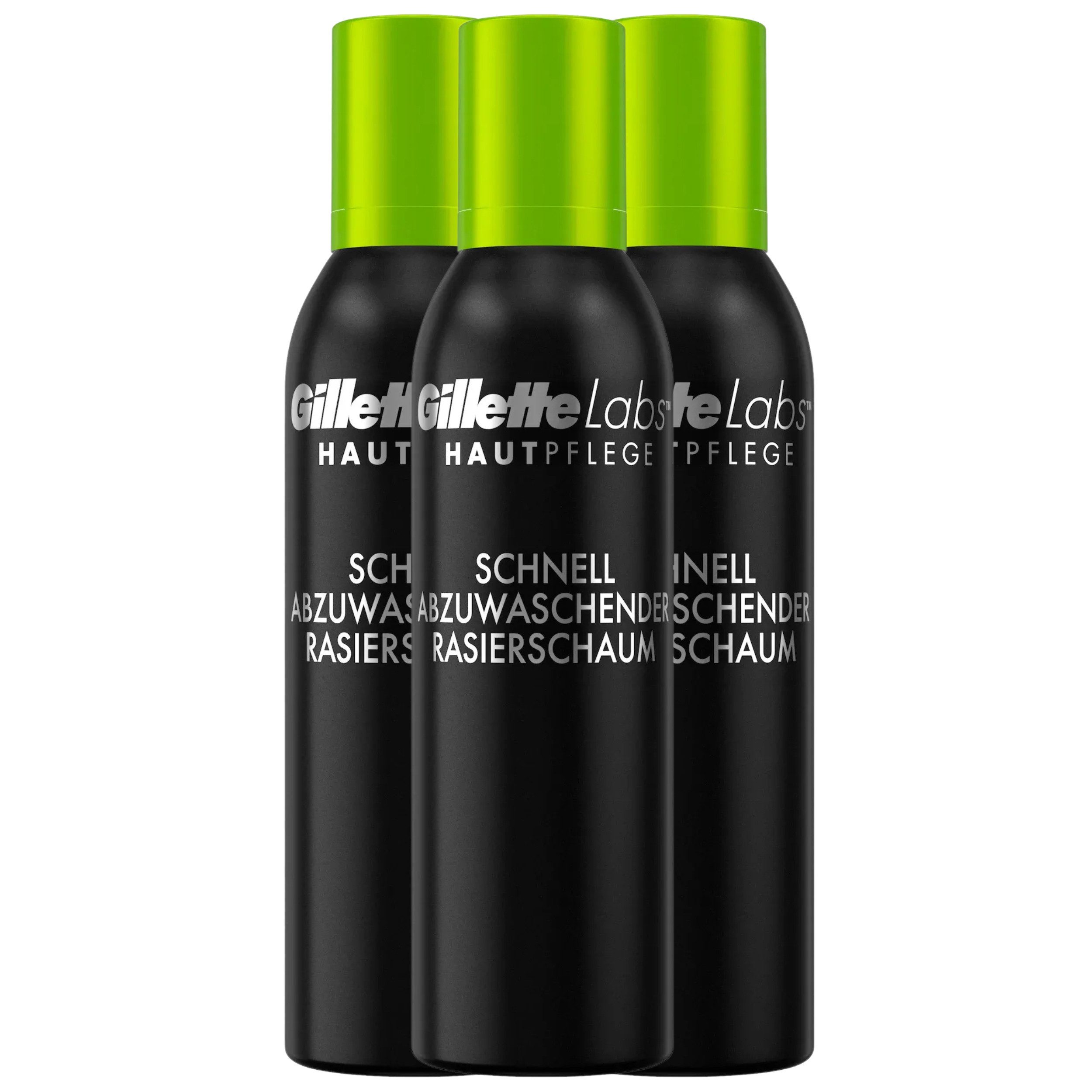 Gillette Rasierschaum Labs Skincare 240ml, 3-tlg.