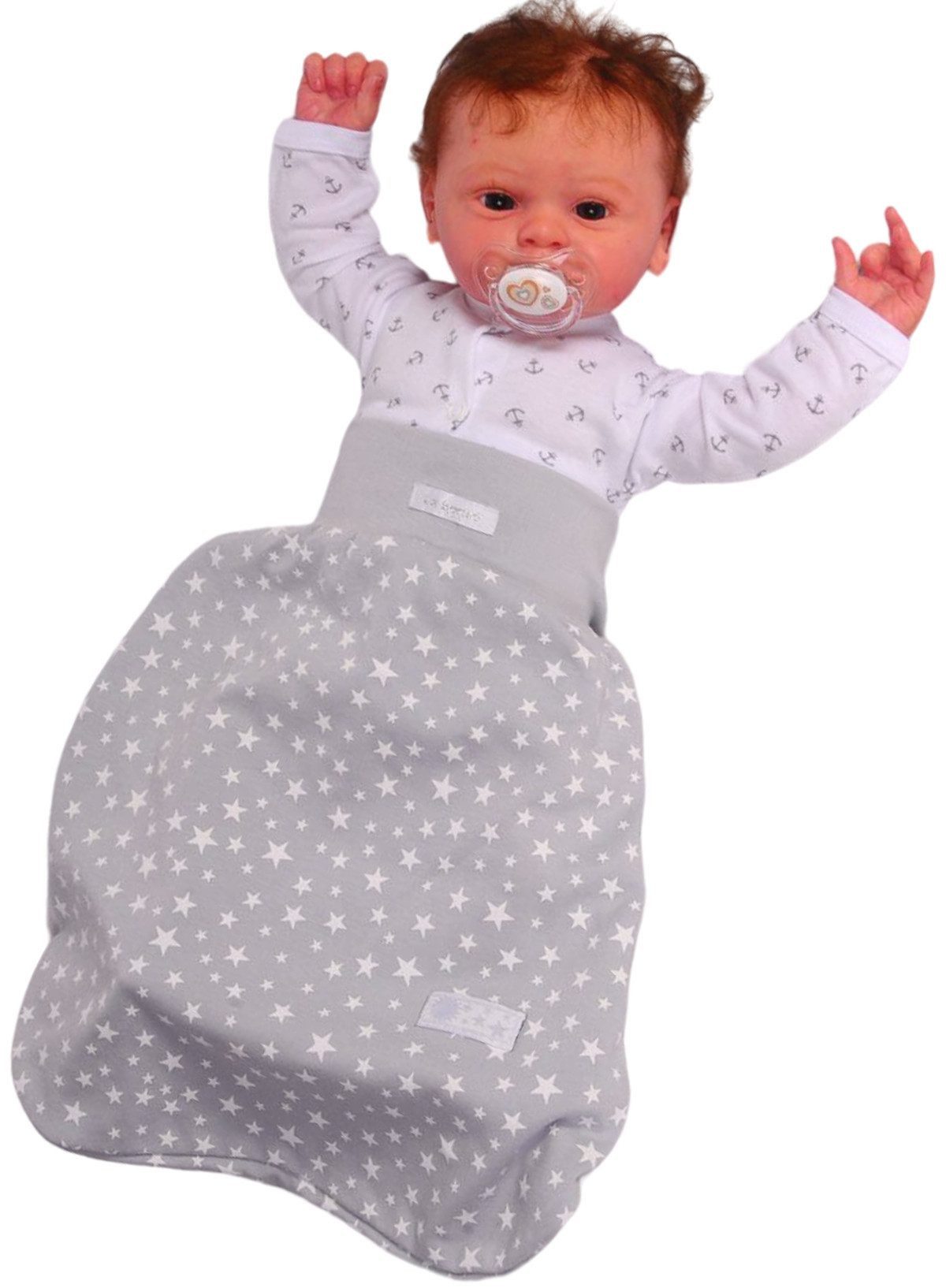 La Bortini Pucksack Pucksack Fußsack Sommer Frühjahr Stramplersack für Babys Kleinkinder