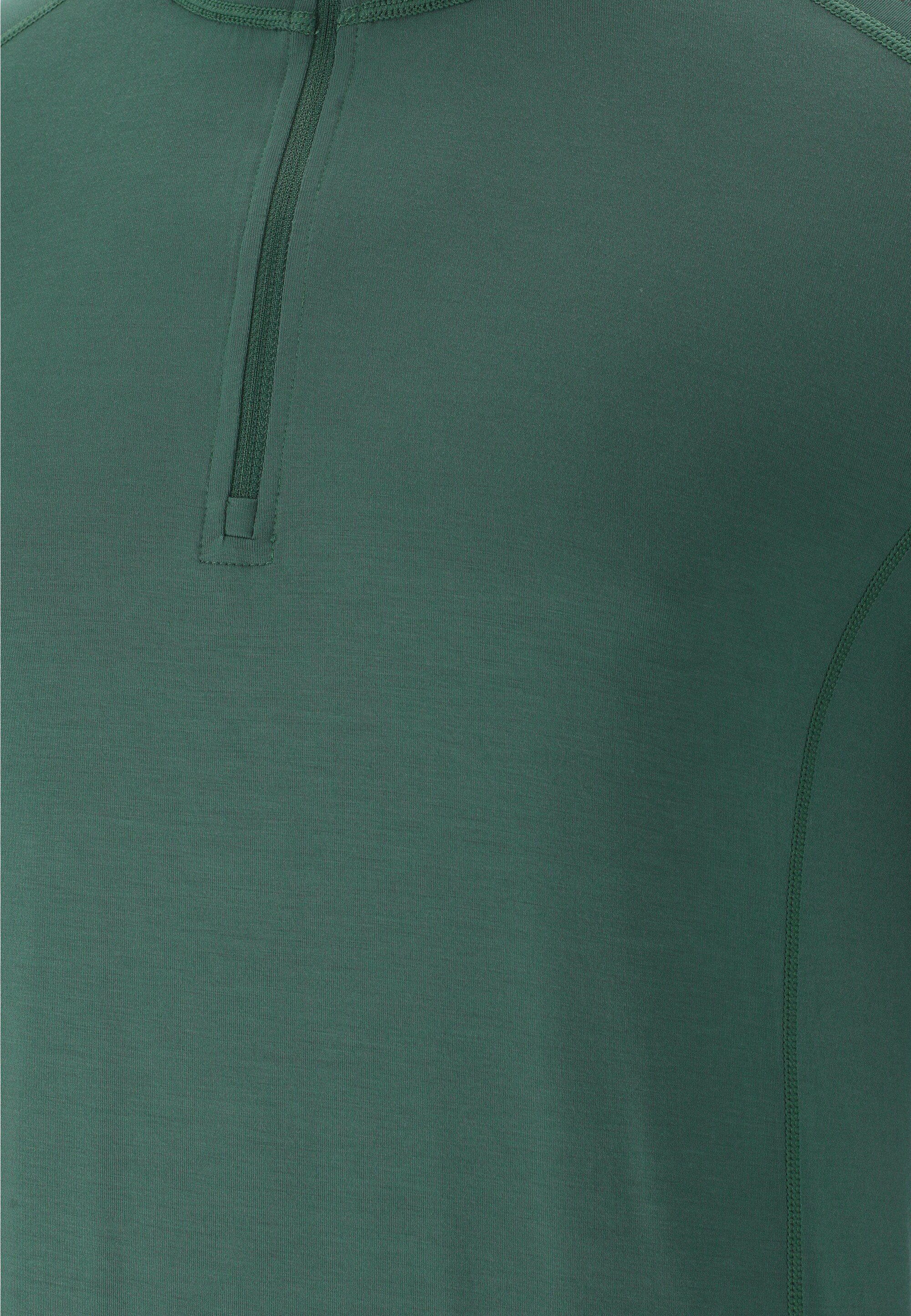 grün mit ENDURANCE Nähten Lead Langarmshirt (1-tlg) flachen