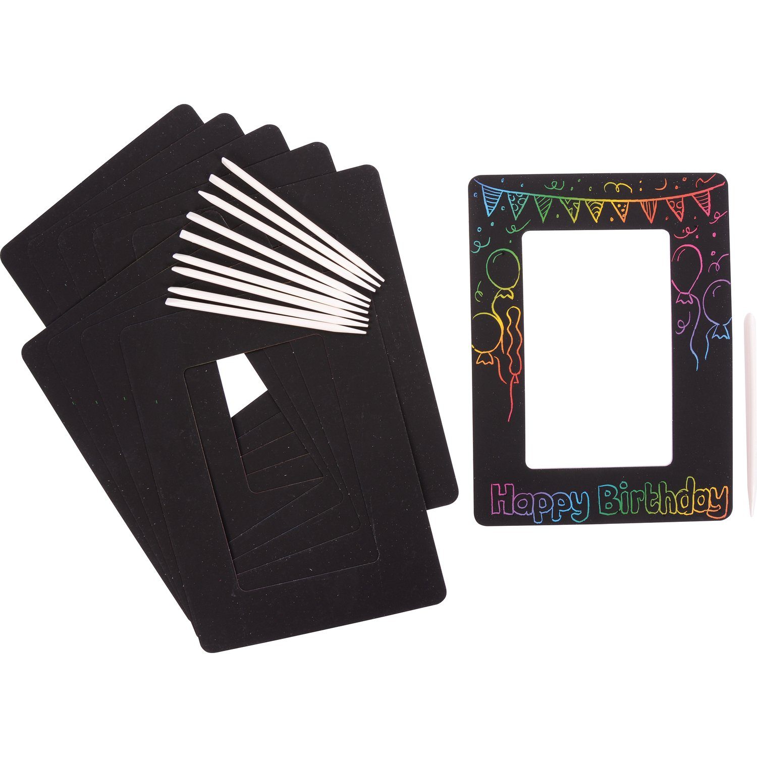 EDUPLAY Experimentierkasten Scratch Magic Bilderrahmen