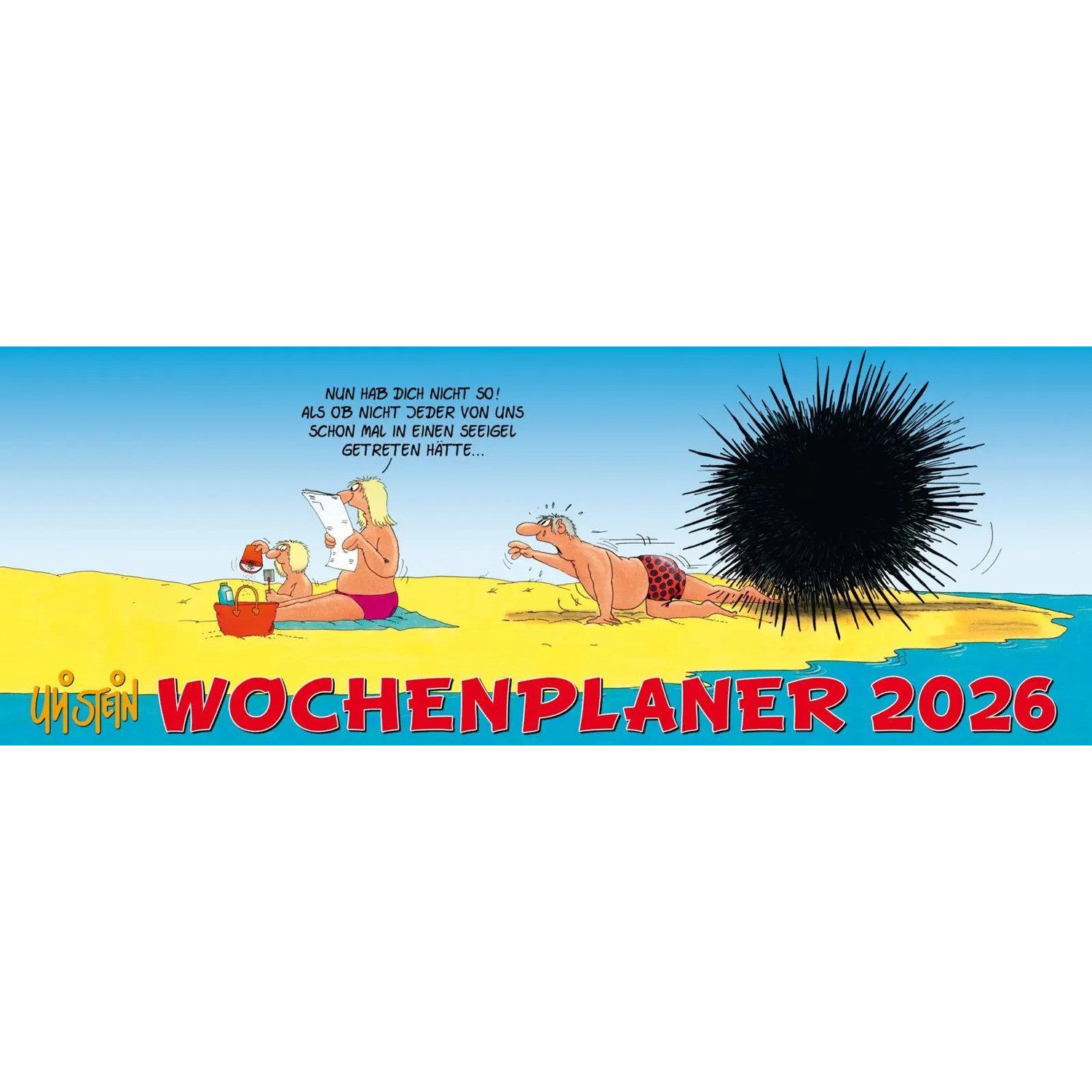 Lappan Verlag Geburtstagskalender Uli Stein Wochenplaner 2026: Tischkalender
