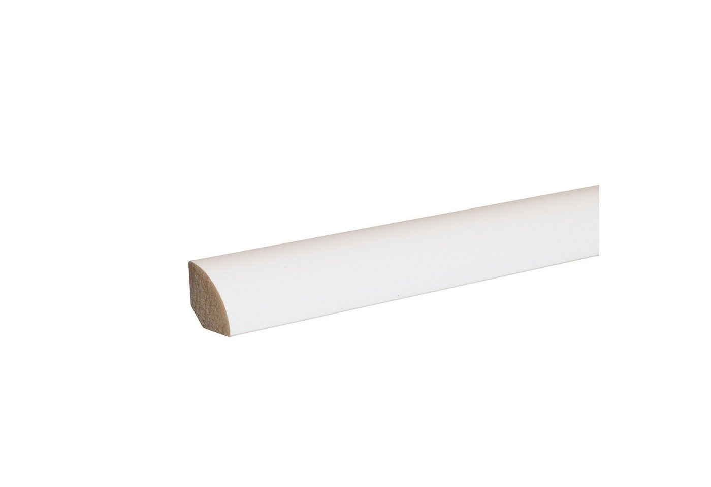 PROVISTON Sockelleiste Fußleiste, 18 x 18 x 2000 mm, Viertelstableiste, L: 200 cm, H: 1,8 cm, 1-St.