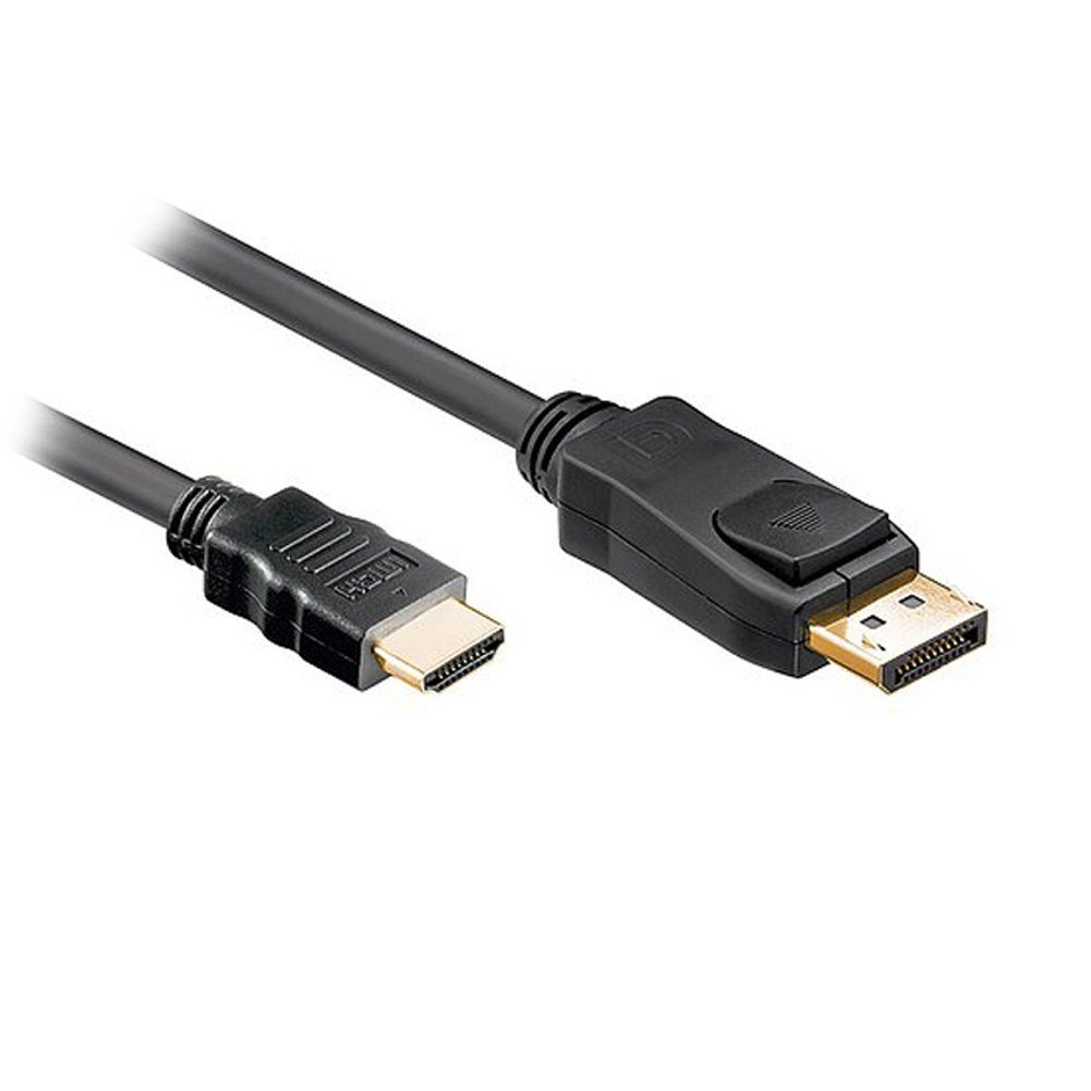 auf DP 180cm Video-Kabel, Displayport M39 (180 cm) HDMI Bolwins Adapter Kabel PC für Laptop Monitor